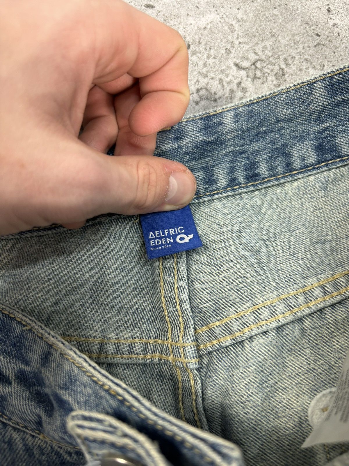 If Six Was Nine × Japanese Brand × Vintage 2000s Vintage Y2K Denim Flared Baggy Pants Distressed Hype Size US 32 / EU 48 - 11 Thumbnail