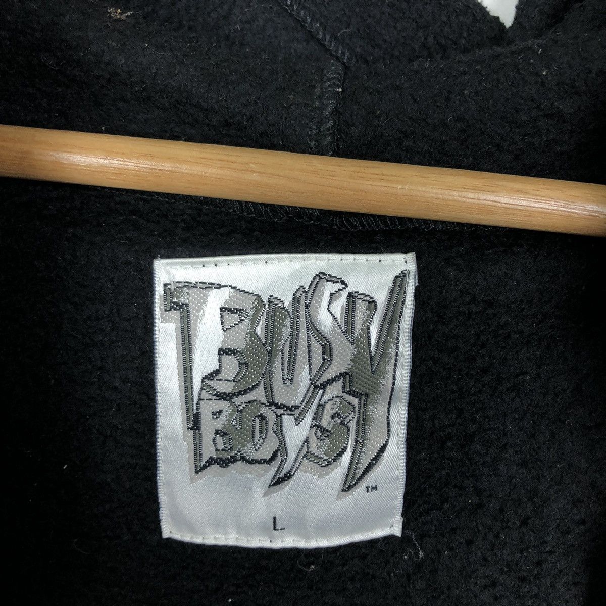 Japanese Brand VINTAGE OVERSIZED HOODIE JACKET BUSY BOYS SKATE STYLE Size US L / EU 52-54 / 3 - 11 Thumbnail