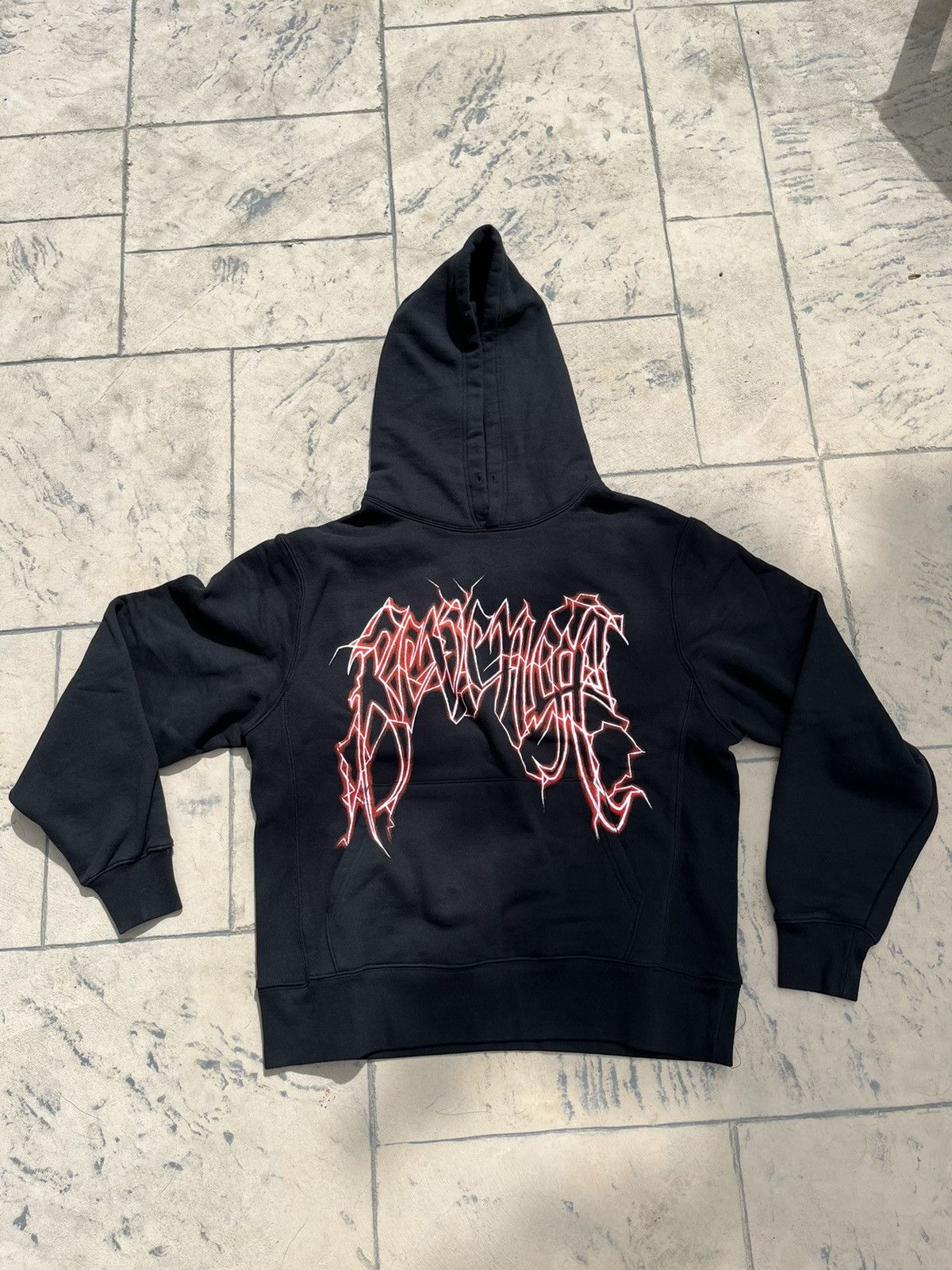 Revenge Revenge Lightning Logo Hoodie | Grailed