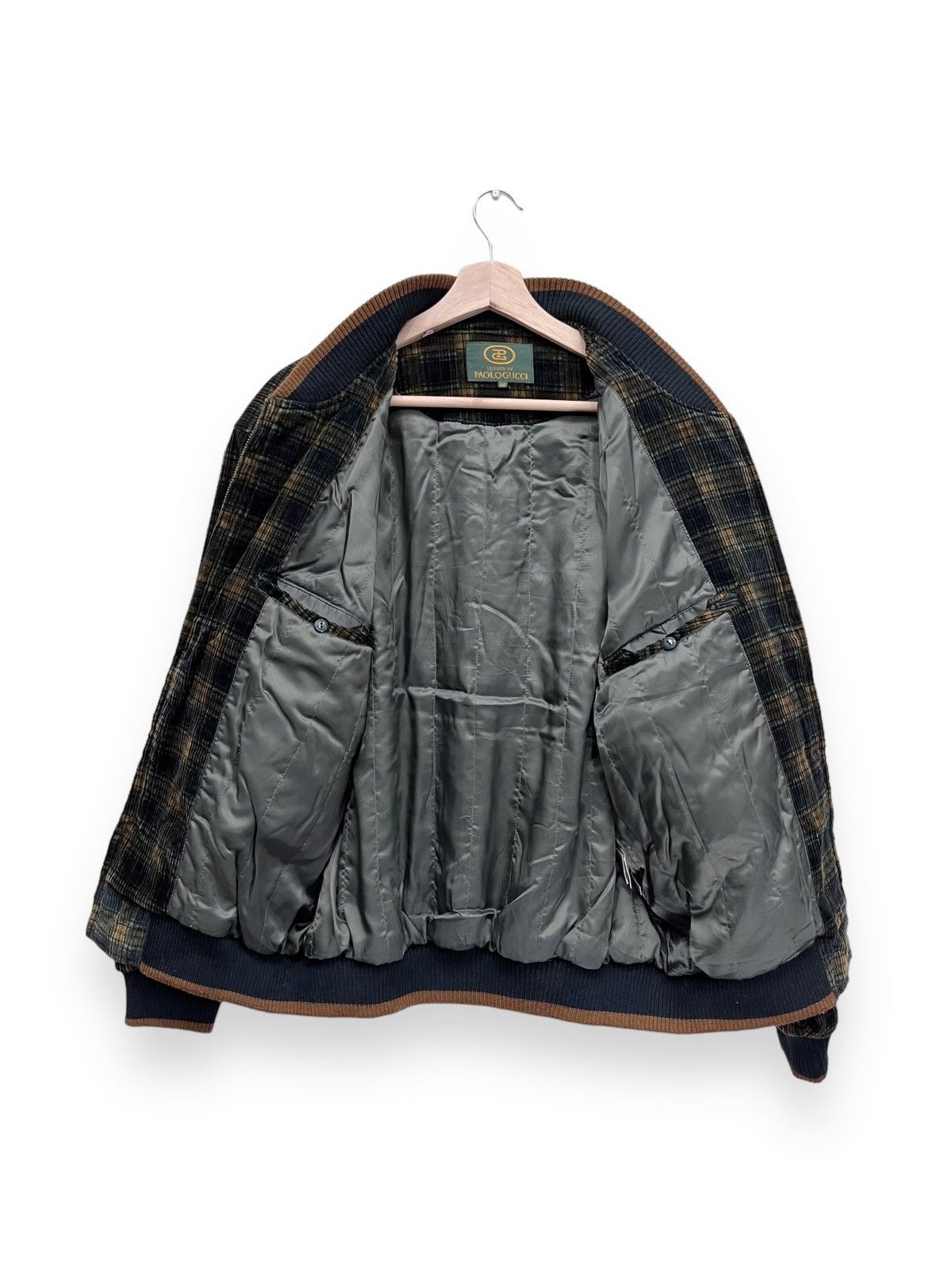 Paolo Gucci Vtg 90’s LUXURY PAOLO GUCCI Corduroy Light Padded Jacket Size US M / EU 48-50 / 2 - 7 Thumbnail