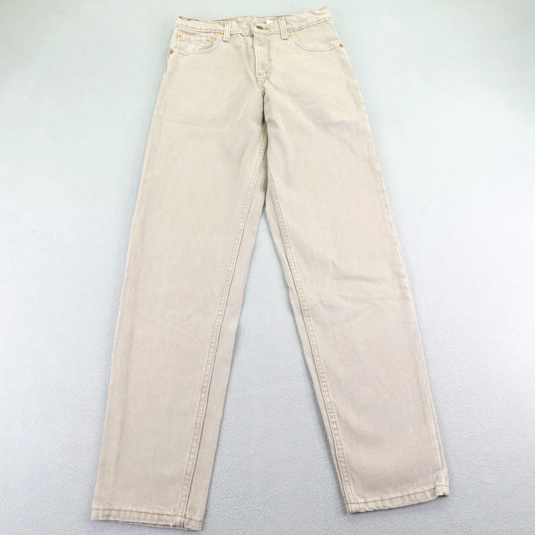 Levi's VINTAGE Levi's Jeans Mens 30x32 Relaxed Tapered Denim 90s Cotton Beige Deadstock Men's Size US 28 / EU 44 - 5 Thumbnail
