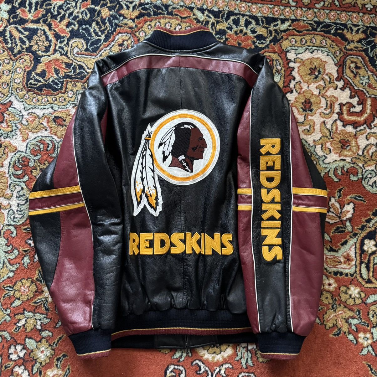 NFL Vintage Washington Redskins leather jacket Size US L / EU 52-54 / 3 - 4 Thumbnail