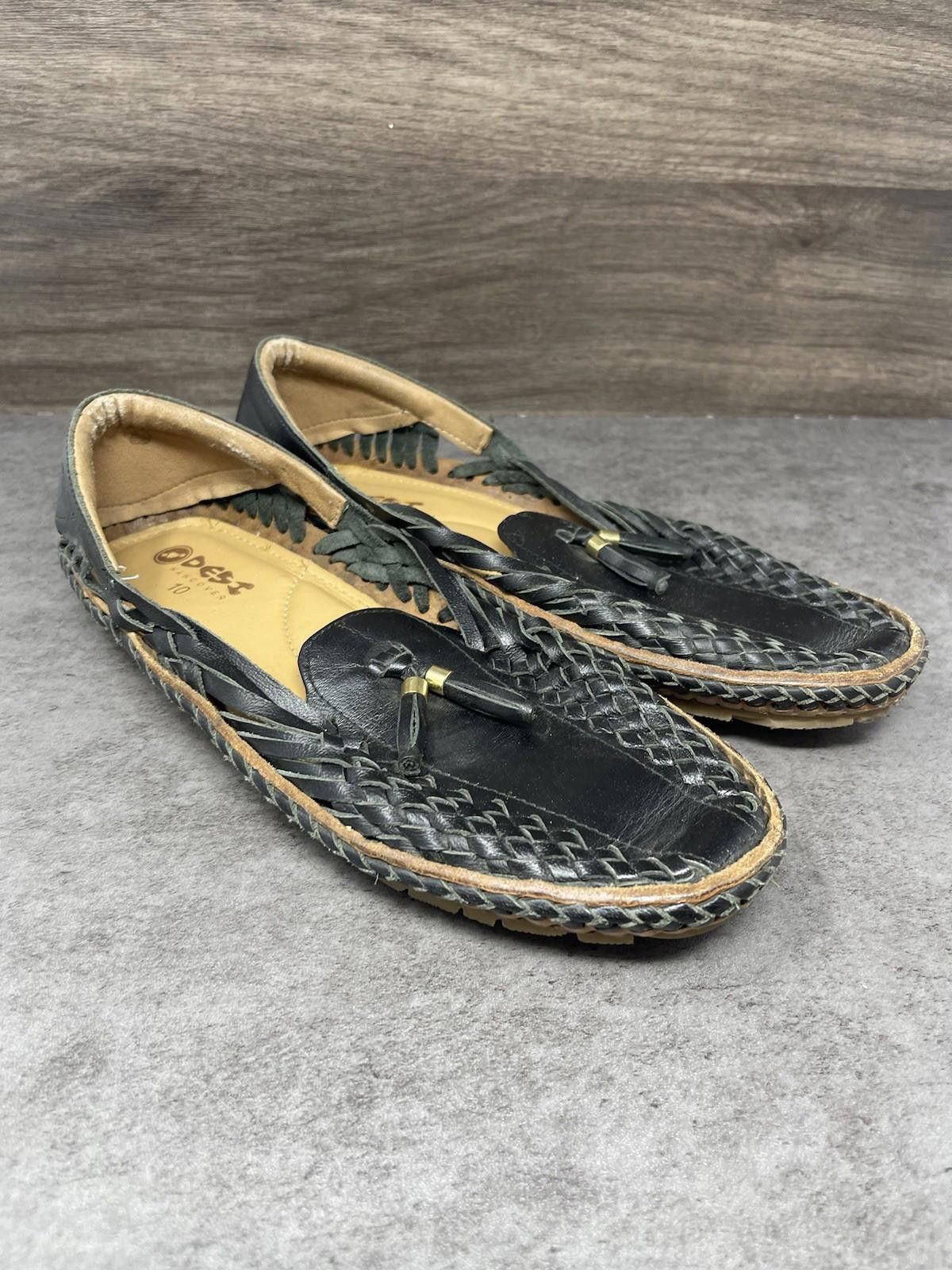 Other Desi Hangover Handmade Leather Slip On Shoes Mens Size 10 Size US 10 / EU 43 - 4 Thumbnail