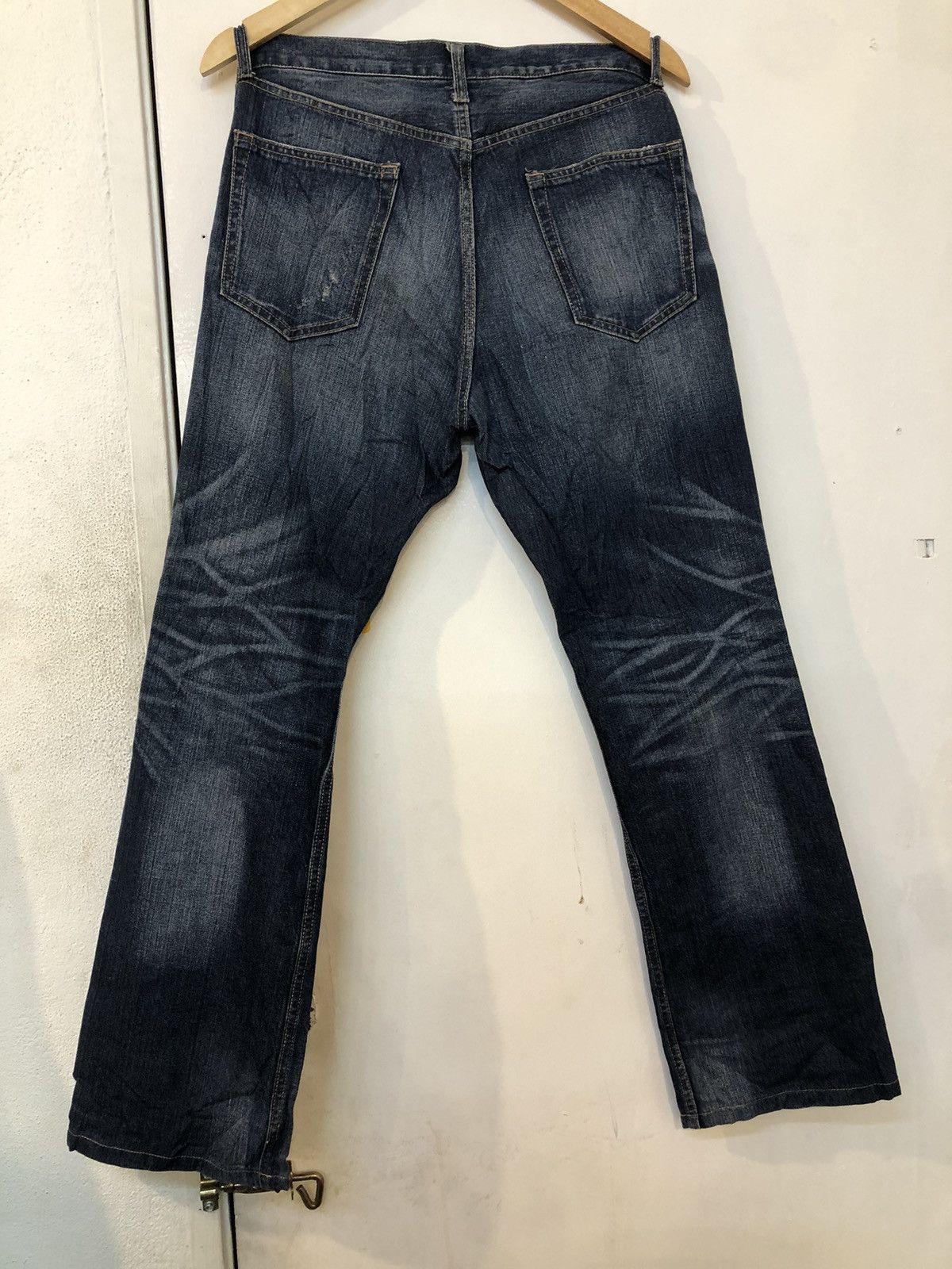 Japanese Brand PPFM distressed jeans Size US 32 / EU 48 - 4 Thumbnail