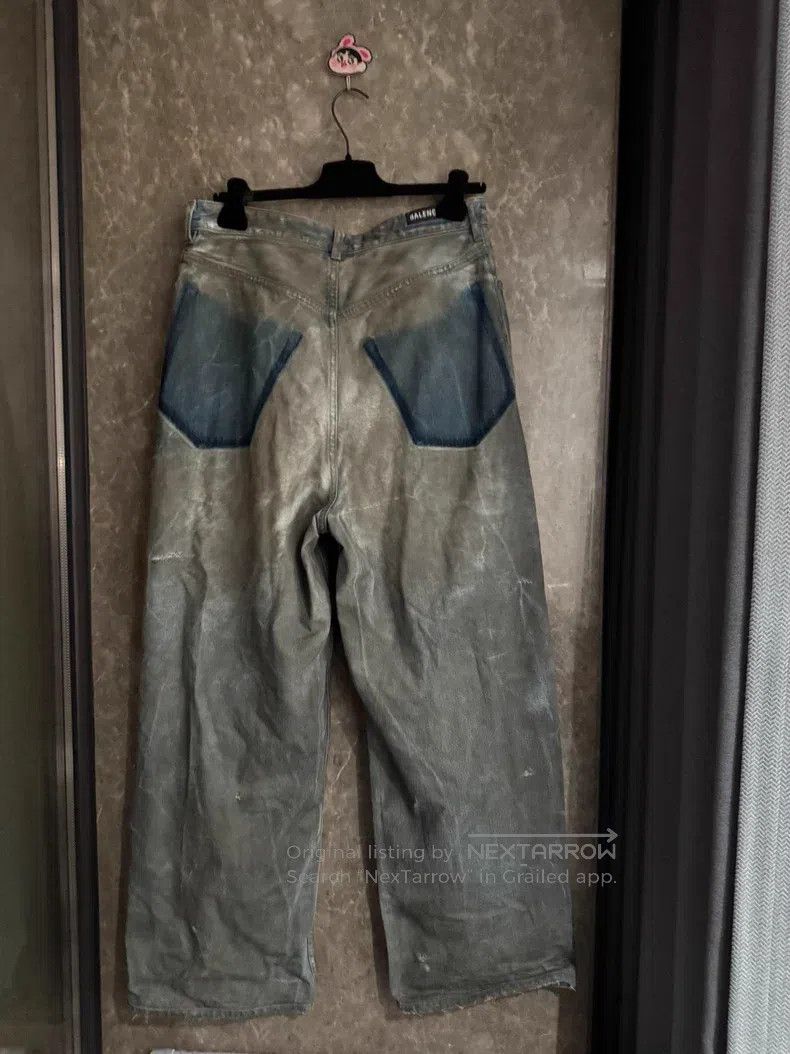 Balenciaga Balenciaga size XS Reversed Destroyed Denim Pants Size US 27 - 2 Thumbnail