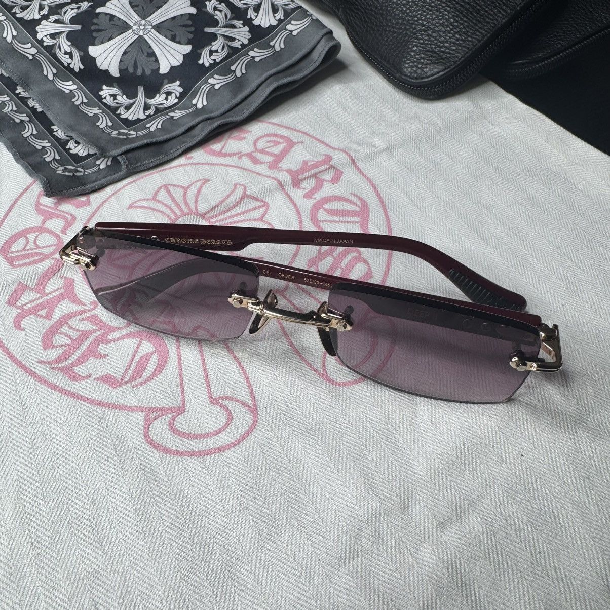 Chrome Hearts Deep 2 sunglasses Size ONE SIZE - 6 Thumbnail