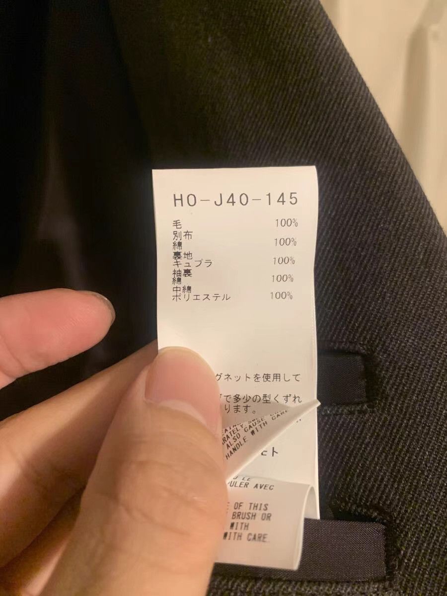 Yohji Yamamoto Yohji Yamamoto 24AW Runway Back Print Coat K11 Size US L / EU 52-54 / 3 - 5 Thumbnail