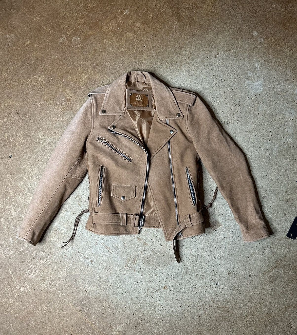 Genuine Leather Y2K US Suede Leather Jacket Size XS / US 0-2 / IT 36-38 - 1 Thumbnail