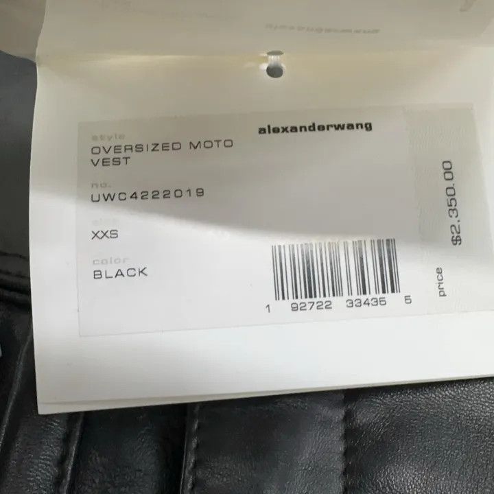 Alexander Wang Alexander Wang FW22 Zip Neck Black Vest - Size XXS / US 00 / IT 34 - 5 Thumbnail