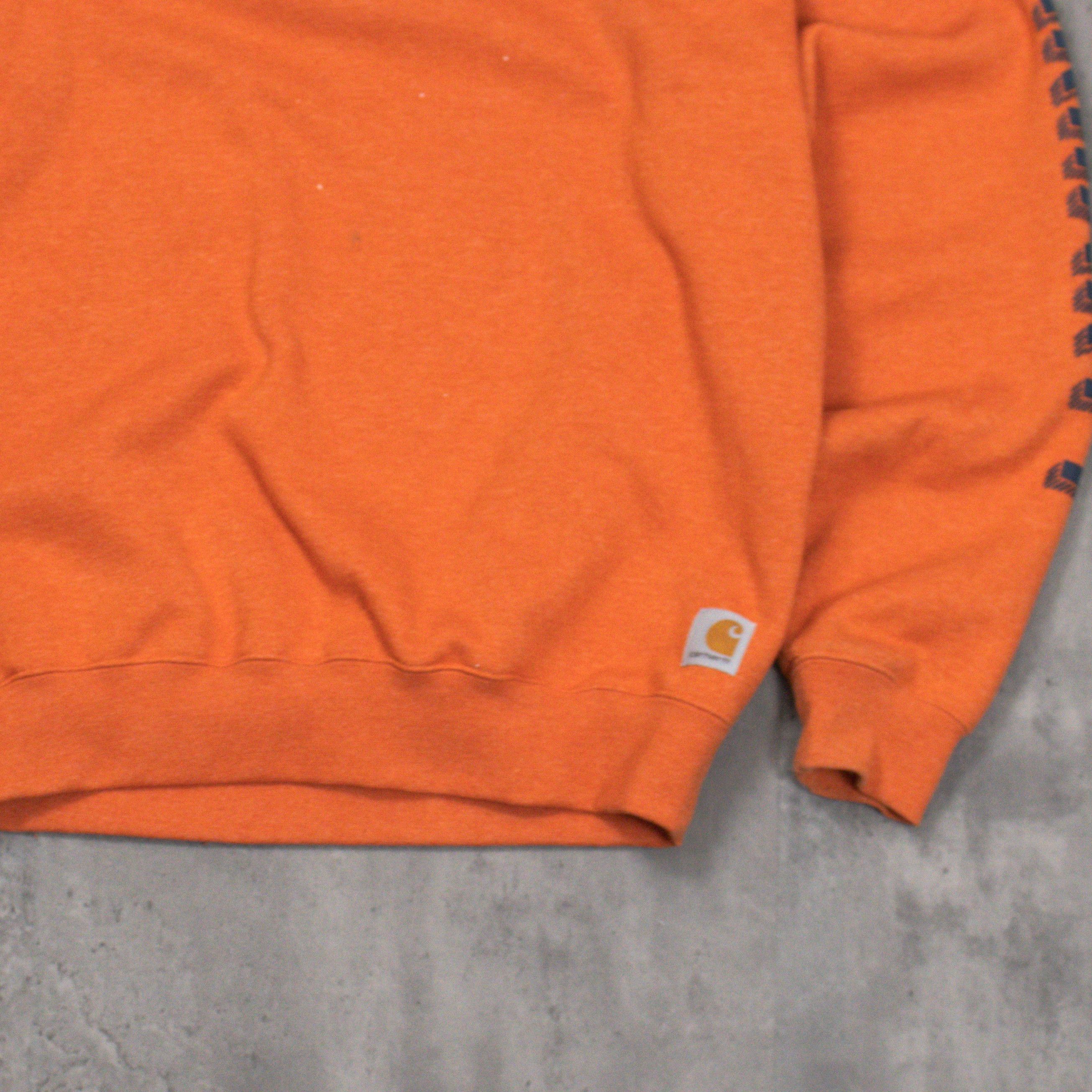 Carhartt Carhartt Loose Fit Bright Orange Loose FIt Crewneck Sweater Size US S / EU 44-46 / 1 - 3 Thumbnail