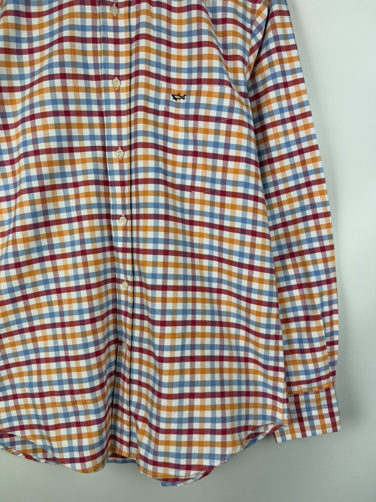 Paul & Shark Paul & Shark Men’s Long Sleeve Checked Plaid Button Up Shirt Size US L / EU 52-54 / 3 - 6 Thumbnail