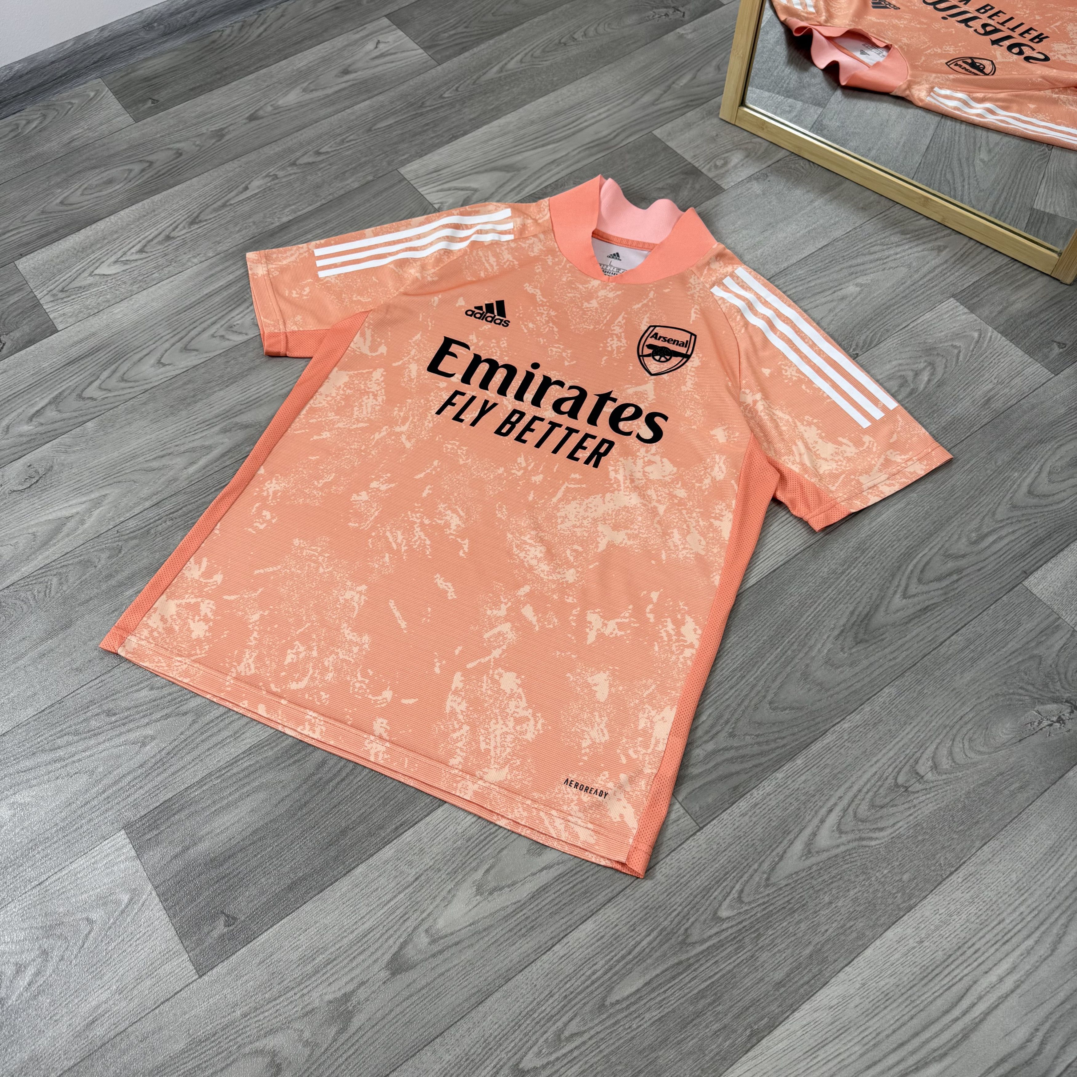 Adidas Adidas Arsenal 2020 Soccer Football Orange Jersey Tee Shirt Size US L / EU 52-54 / 3 - 4 Thumbnail