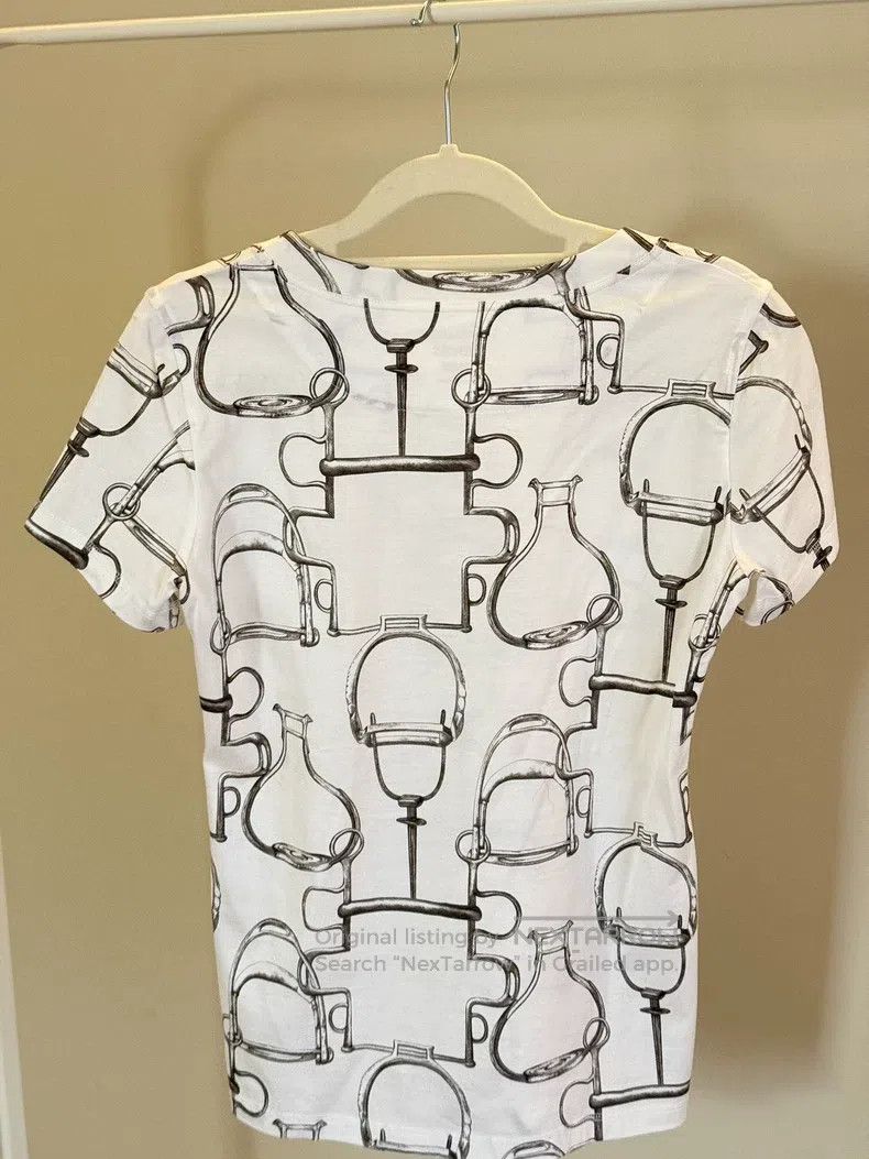 Hermes Hermes Chain short-sleeved T-shirt Size XS / US 0-2 / IT 36-38 - 5 Thumbnail