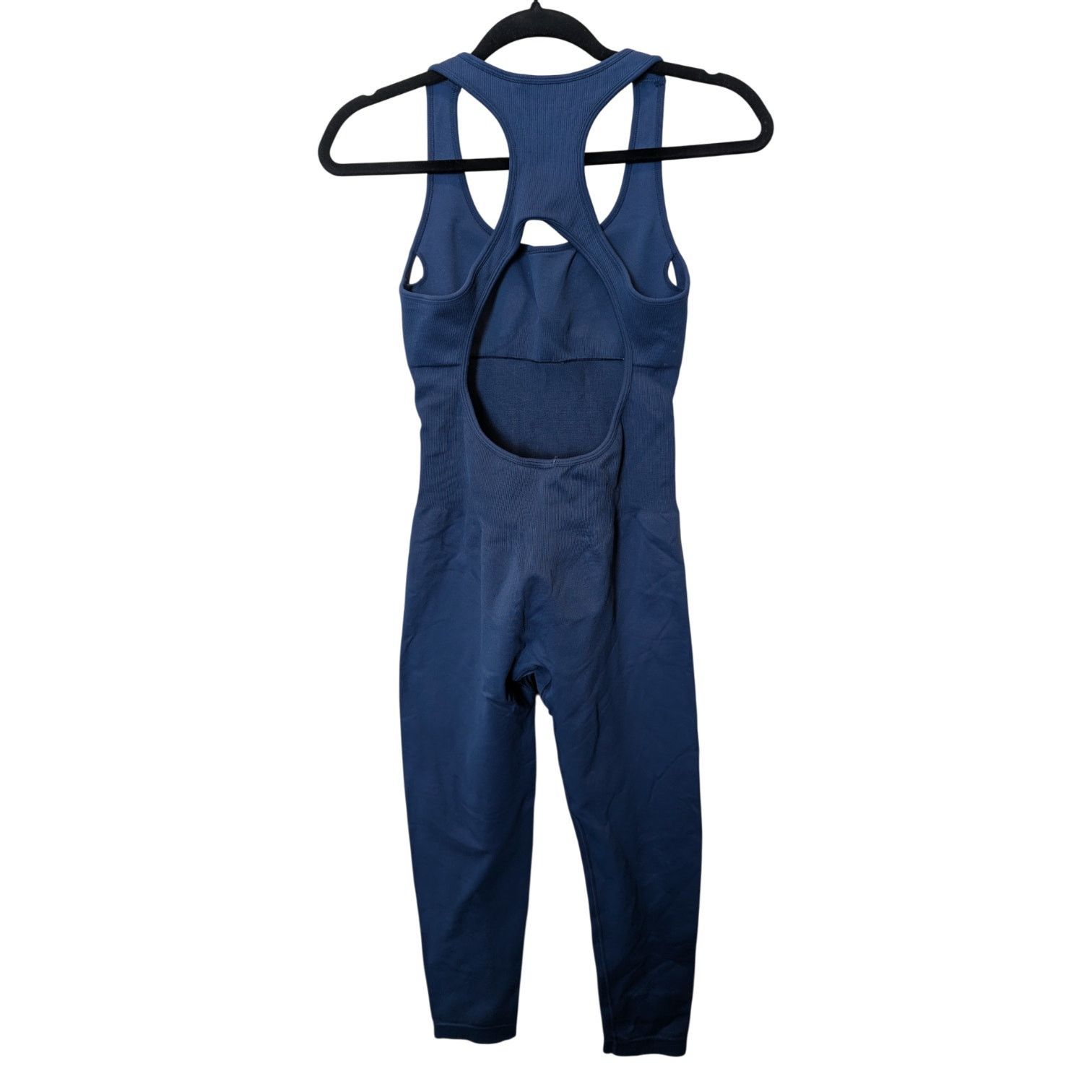 Other Pilareta Blue Midi Sportswear Pilates Spandex Jumpsuit Small Size 27" / US 4 / IT 40 - 5 Thumbnail