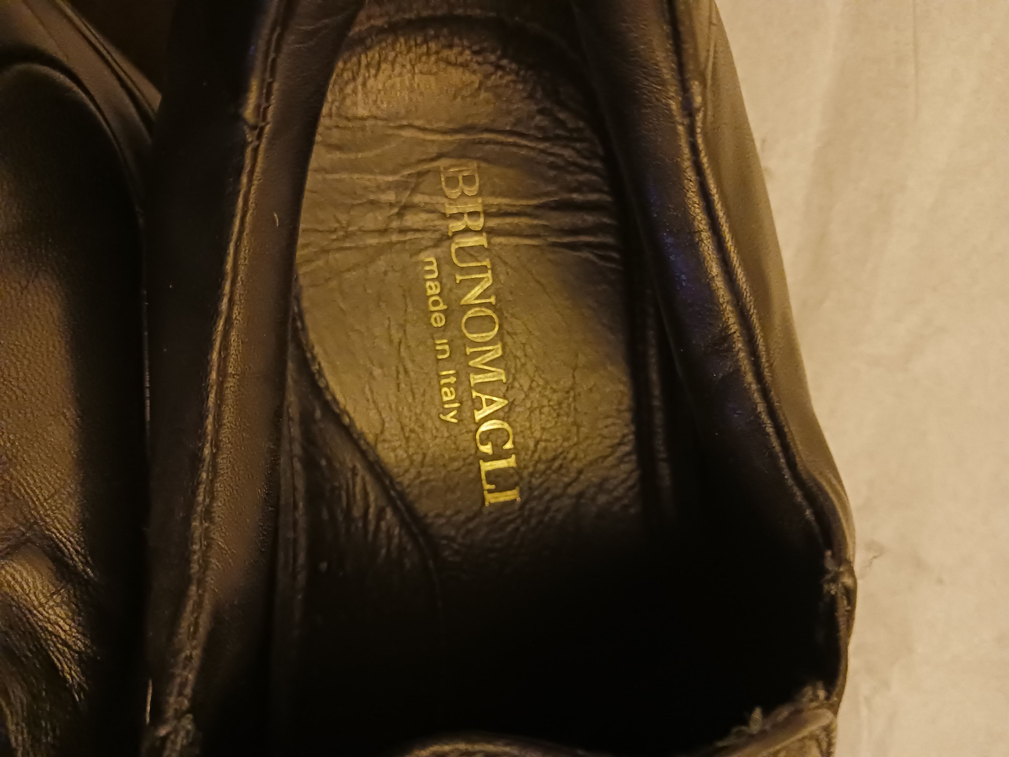 Bruno Magli Infano Men's Leather Slip-Ons Loafers Size US 9.5 / EU 42-43 - 4 Thumbnail