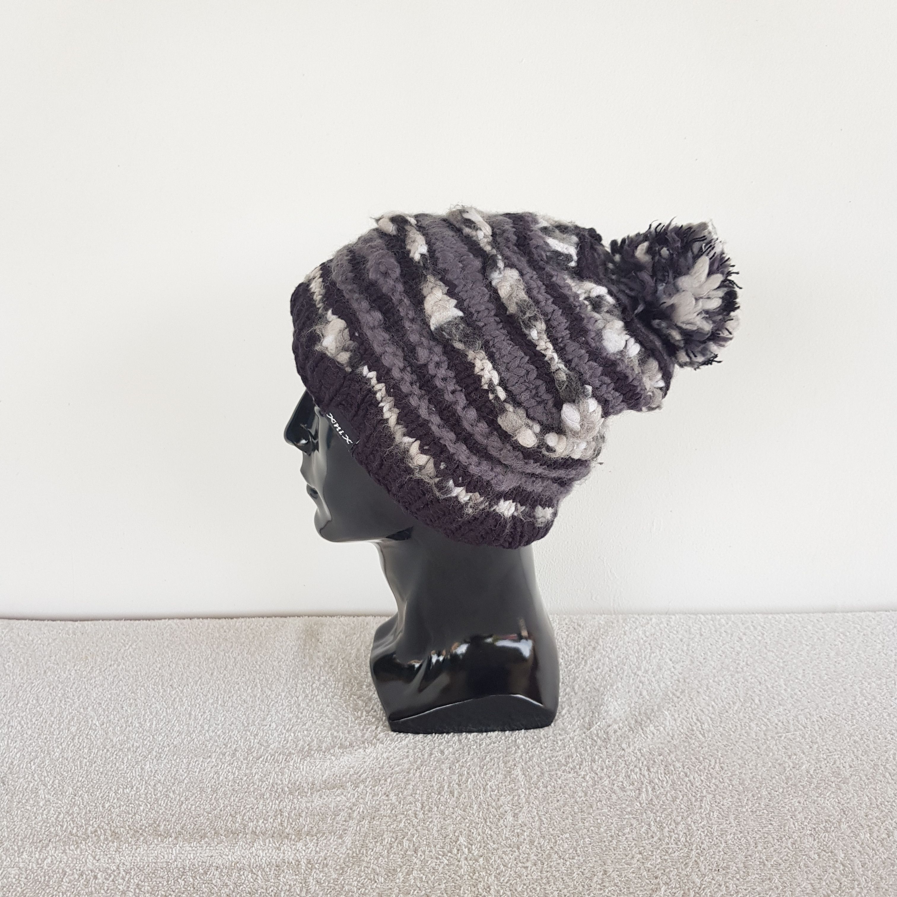 Other Vintage Japanese Ribbed Beanie Knit Crochet Snow Caps Hats. Size ONE SIZE - 4 Thumbnail