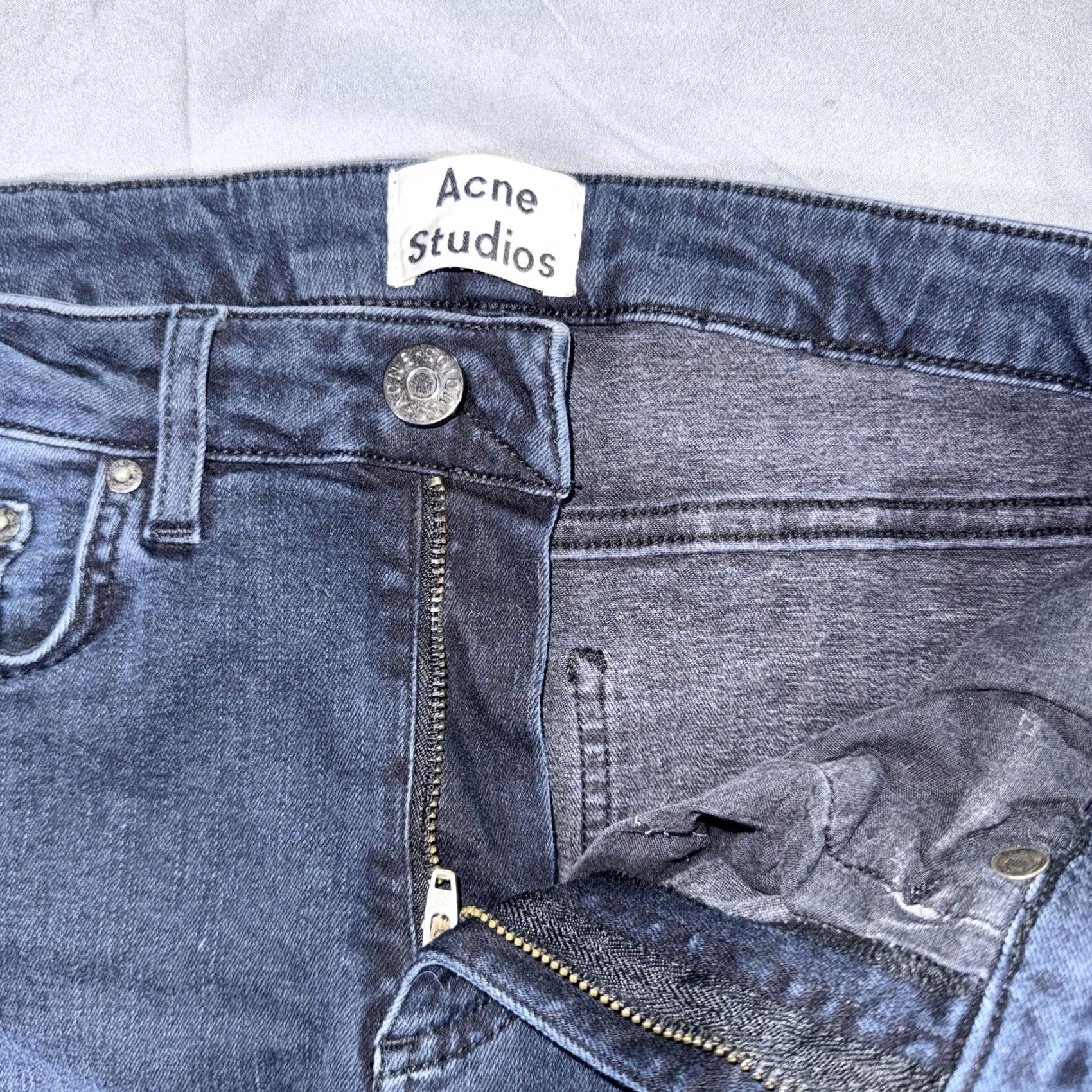 Acne Studios Acne Studios Jeans Women 27/32 Skinny Denim Blue 5 Pocket Stretch Italy Size 27" / US 4 / IT 40 - 4 Thumbnail