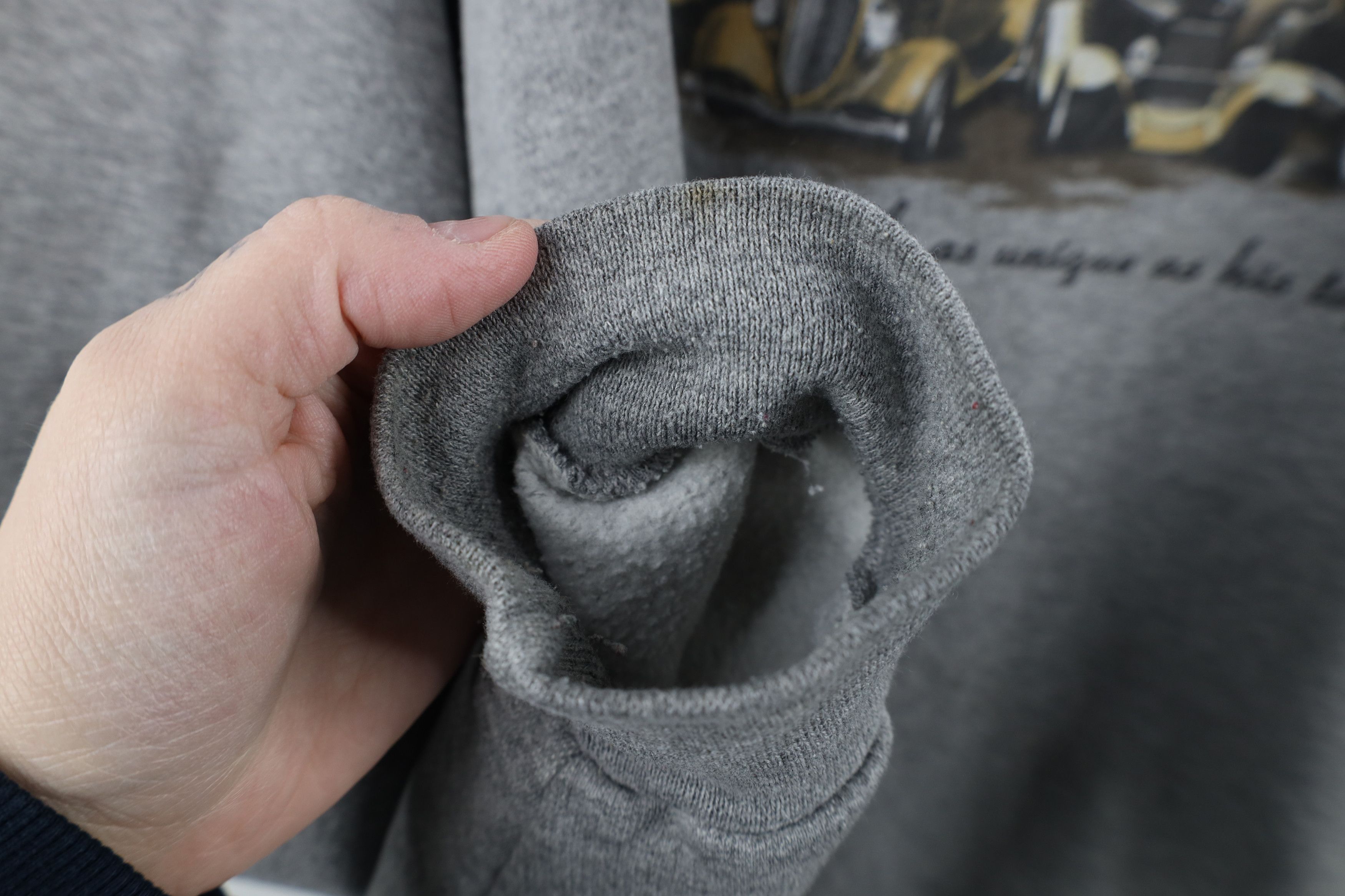 Vintage Vintage 90s Streetwear Classic Hot Rod Car Sweatshirt Gray Size US XXL / EU 58 / 5 - 4 Thumbnail