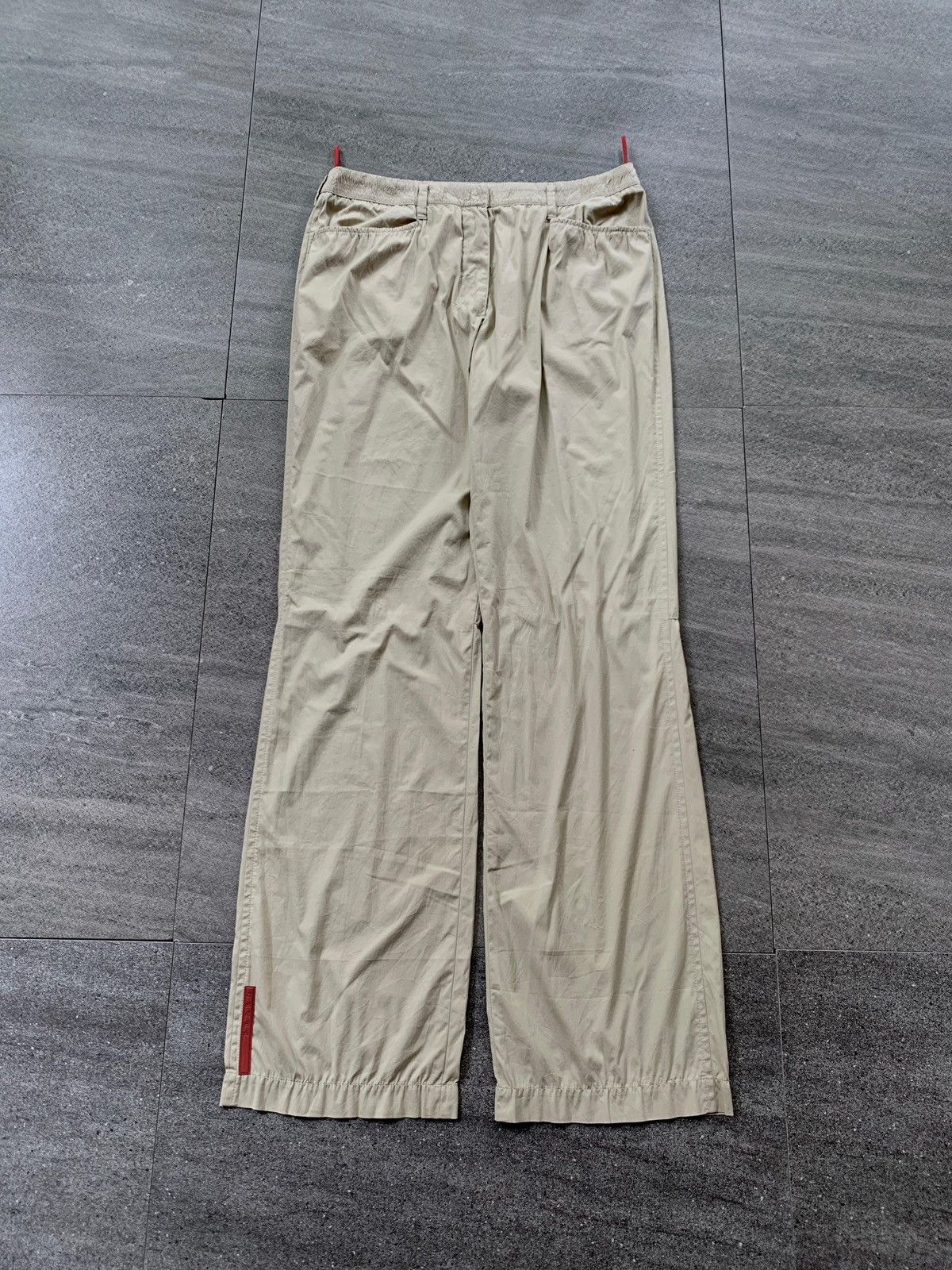 Prada FREE TAX! 2000s Red Tab Easy Pants Size US 30 / EU 46 - 1 Thumbnail