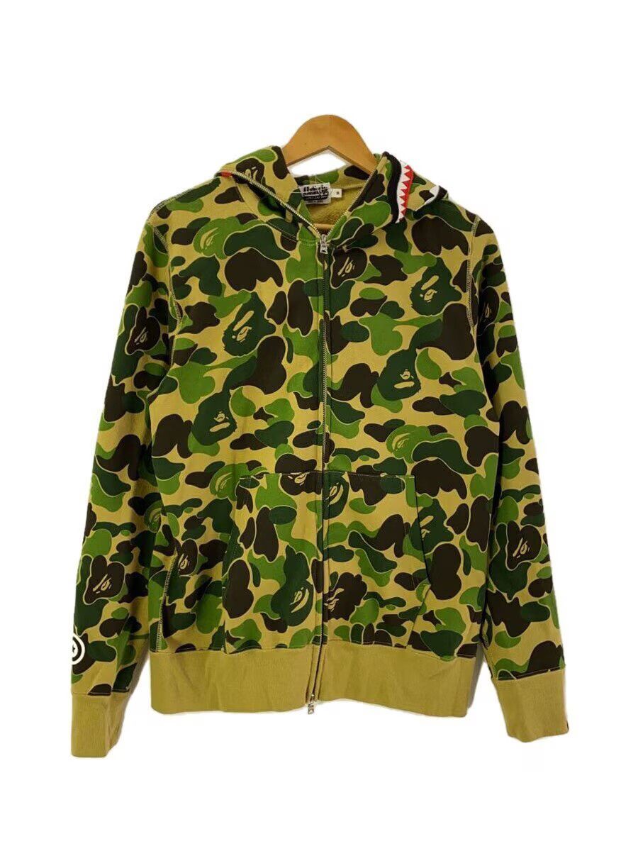 Bape A Bathing Ape Camouflage Cotton Zip Hoodie Khaki Size US M / EU 48-50 / 2 - 1 Thumbnail