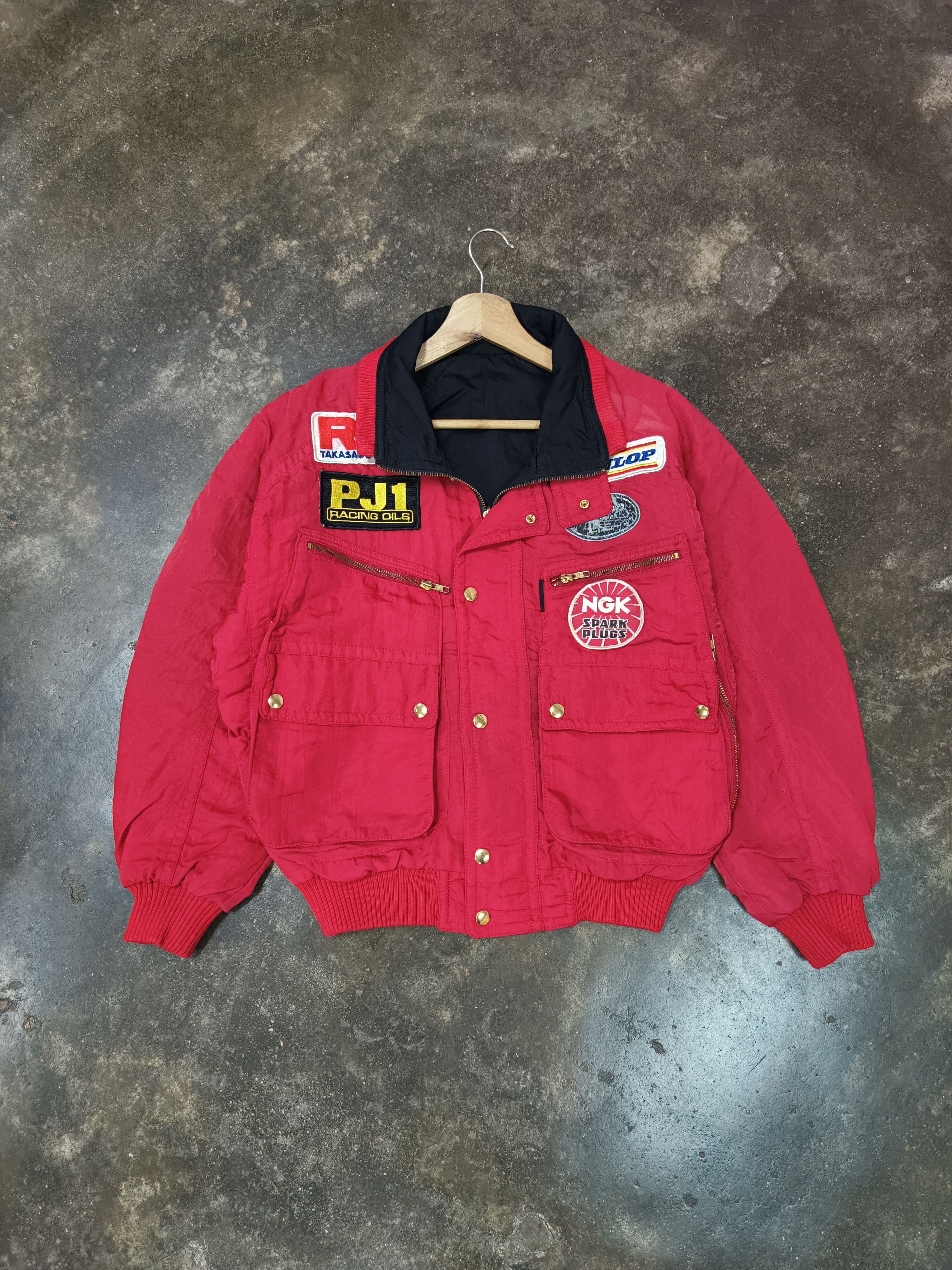 Sports Specialties Vtg Beet spirits racing NGK racing oil takasago chain Jacket Size US M / EU 48-50 / 2 - 1 Thumbnail