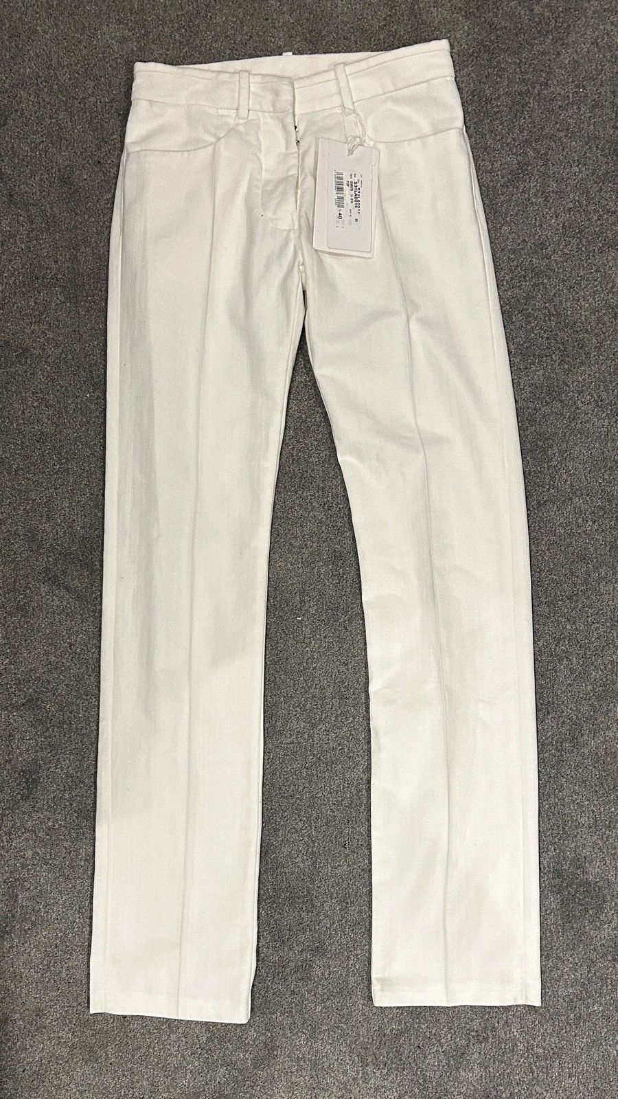 image of Maison Margiela White Trouser, Men's (Size 26)