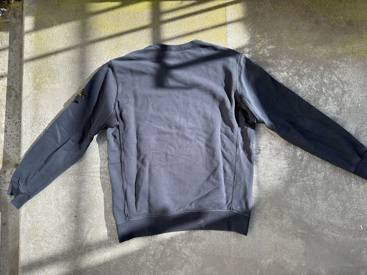 Stone Island Stone Island Garment Dyed Crew Sweatshirt Navy XXL Size US XXL / EU 58 / 5 - 12 Thumbnail