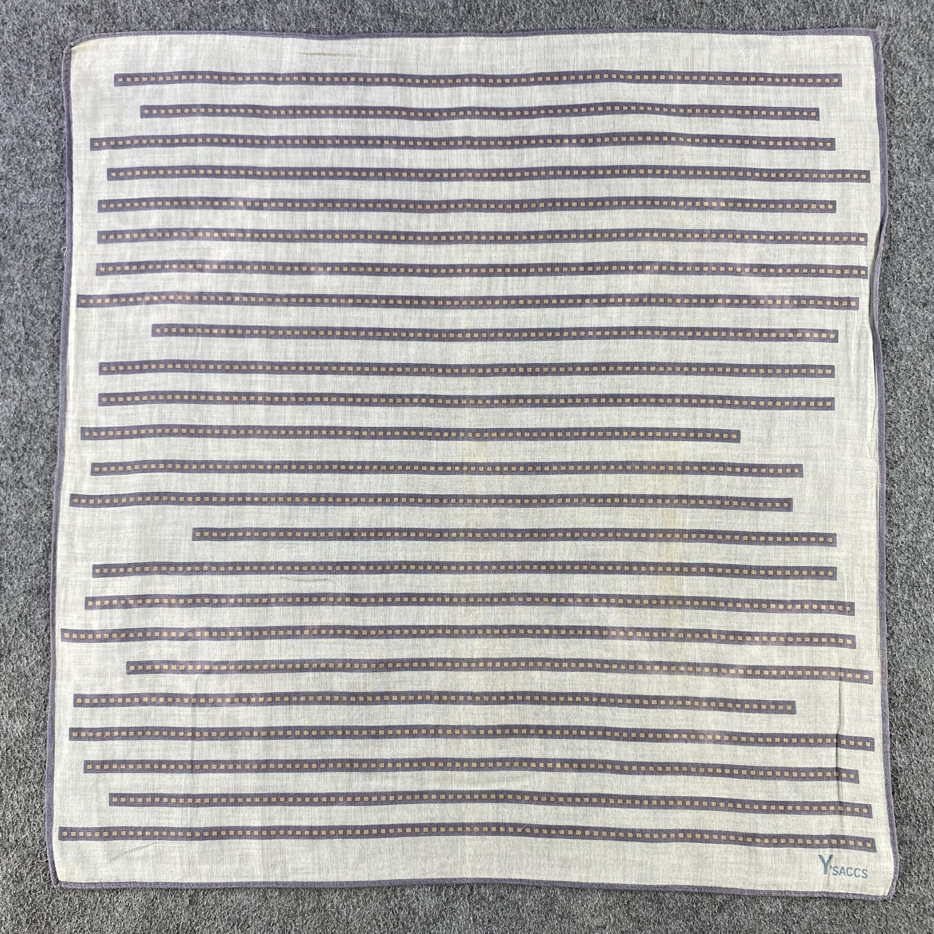 Vintage × Yohji Yamamoto Y'Saccs Handkerchief/Neckerchief/Bandana HC668 Size ONE SIZE - 1 Thumbnail