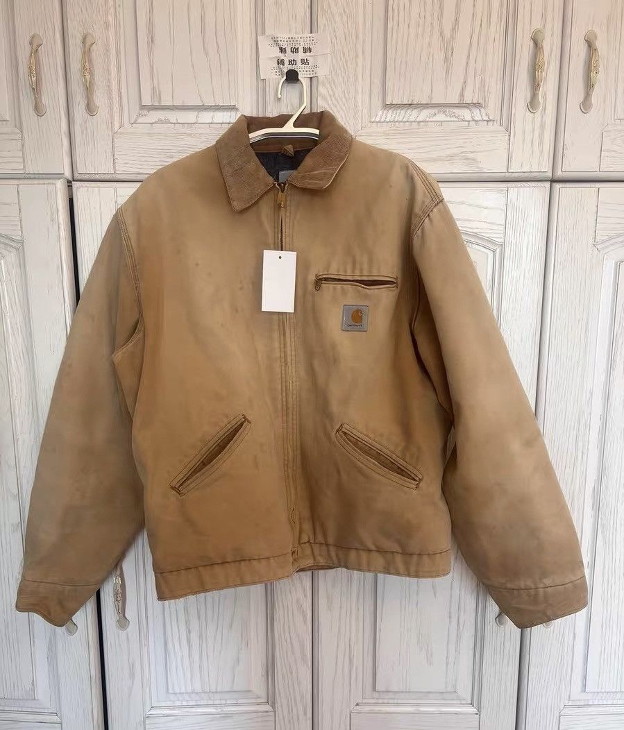 Carhartt Carhartt J01 BRN Jacket, Fleece Lined Size US XL / EU 56 / 4 - 1 Thumbnail