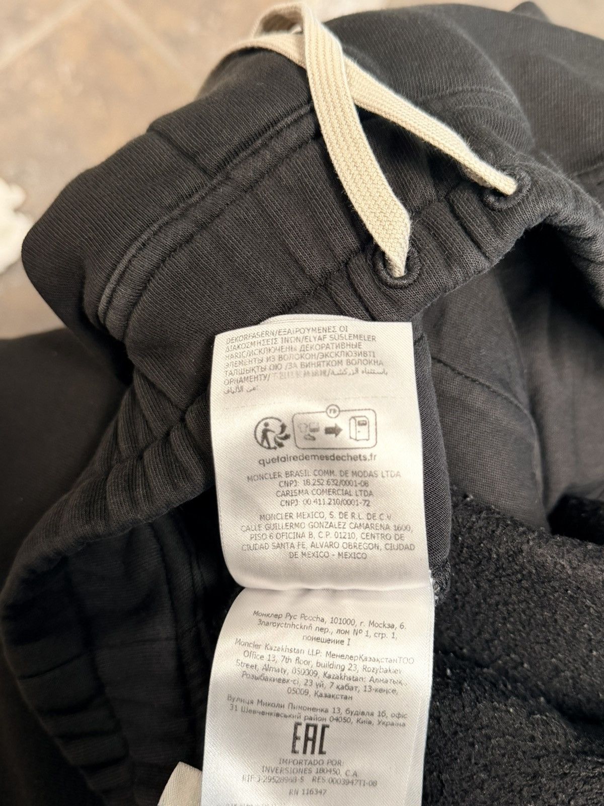 Moncler × Rick Owens Moncler Sweatpants Size US 34 / EU 50 - 10 Thumbnail
