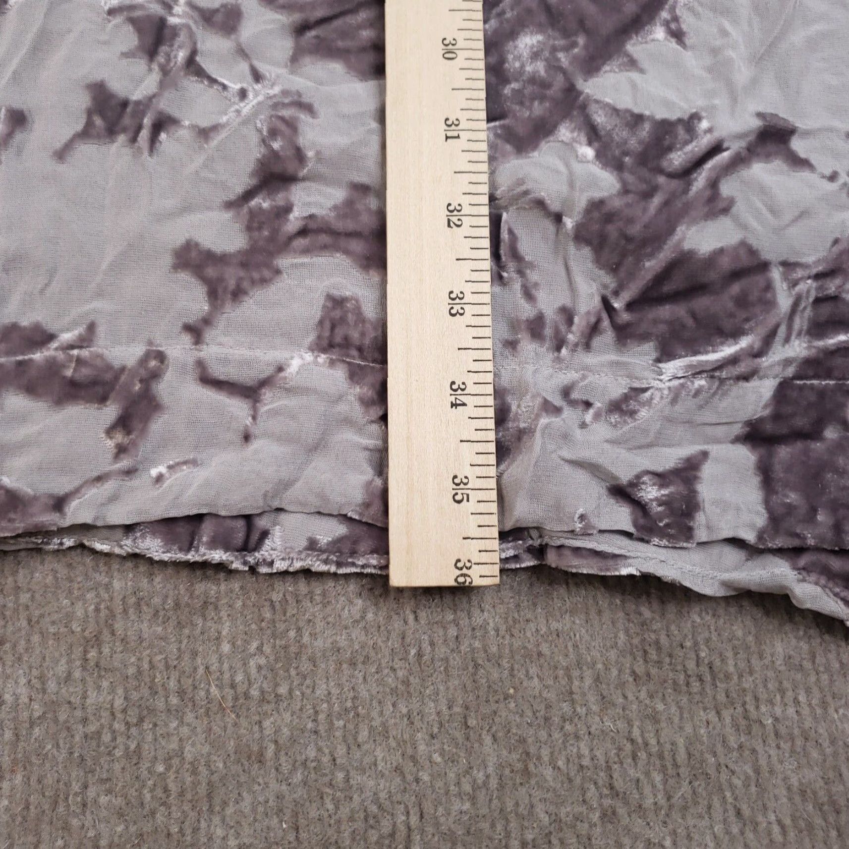 Johnny Was Johnny Was Floral Peasant Mini Dress Womens Medium Gray Velvet Long Sleeve V-Neck Casual Size M / US 6-8 / IT 42-44 - 5 Thumbnail