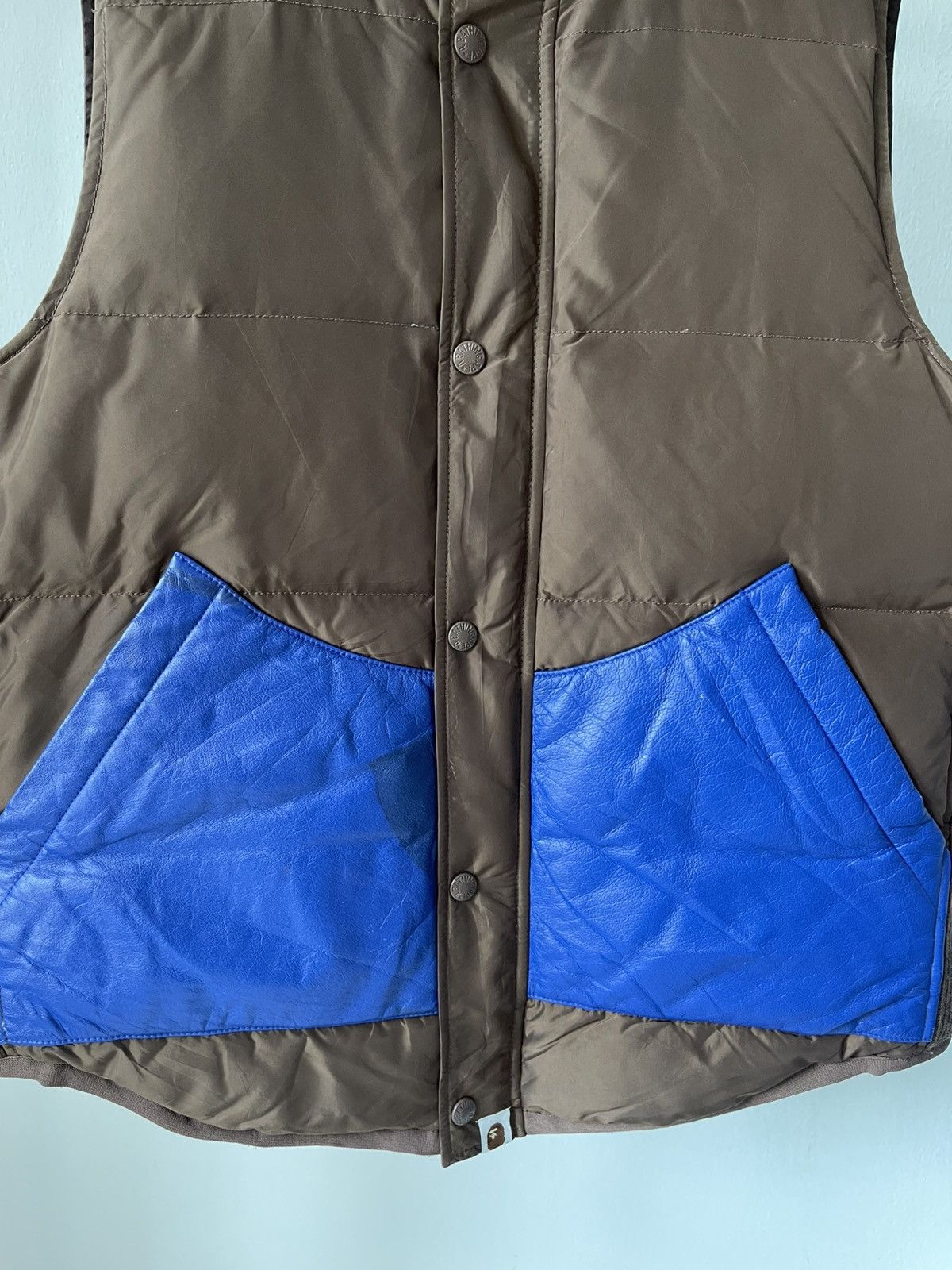 Bape × Nigo 2000s Bape Pertex 163 Puffer Vest Size US L / EU 52-54 / 3 - 5 Thumbnail