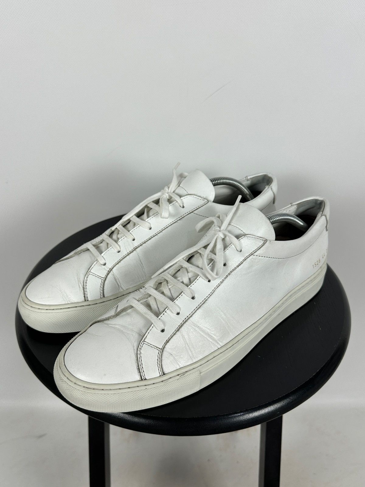 Common Projects Common Projects Original Achilles 1528 Low White Sneakers Size US 11 / EU 44 - 7 Thumbnail
