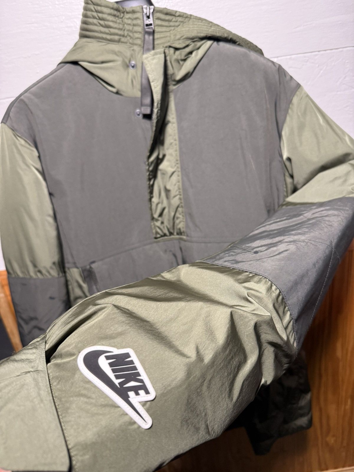 Nike Men’s Nike Sportswear Repel Anorak Thermore Hooded Jacket Size US M / EU 48-50 / 2 - 2 Thumbnail