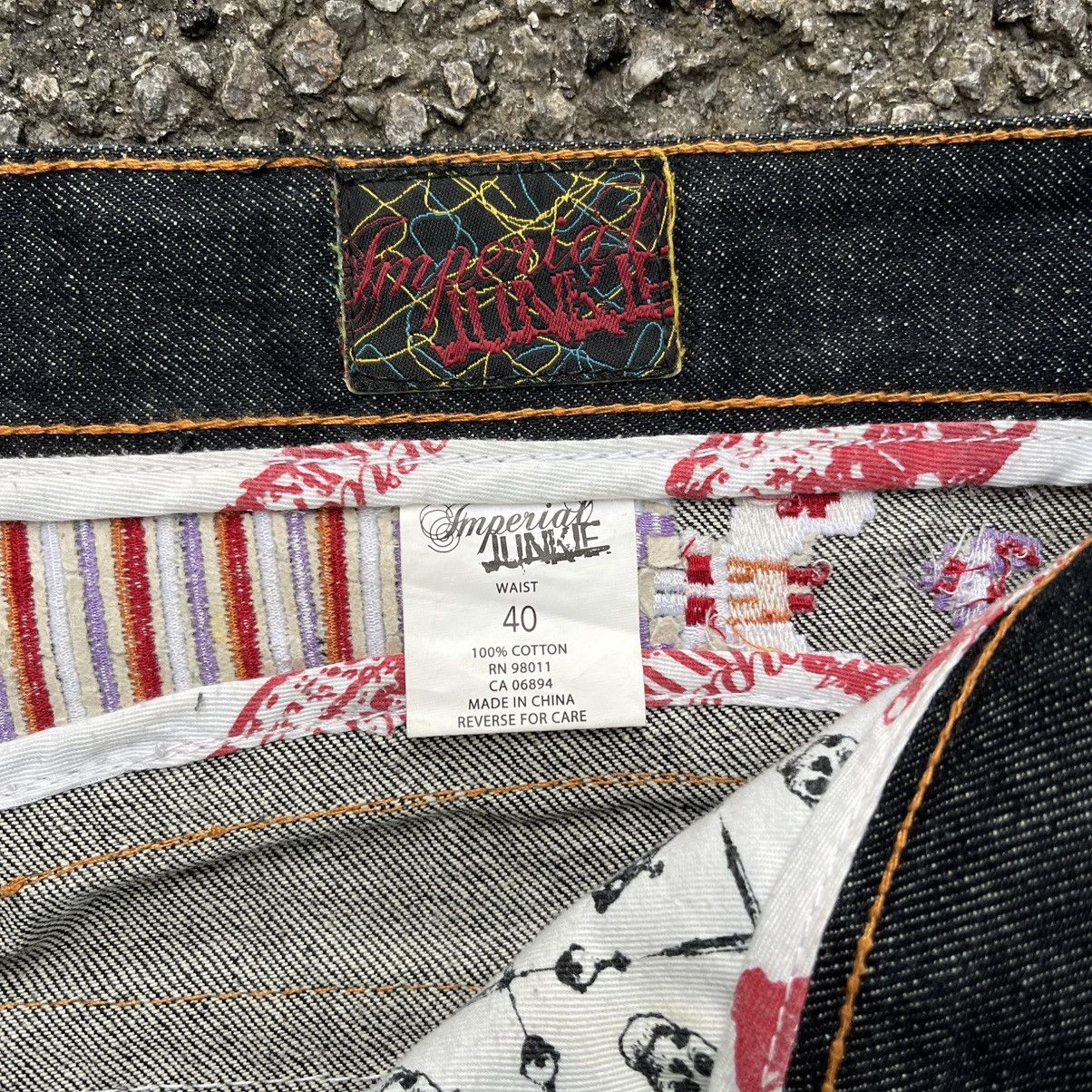 Southpole Crazy Vintage Imperial Junkie Jeans Y2K Ed Hardy Style Size US 40 / EU 56 - 9 Thumbnail