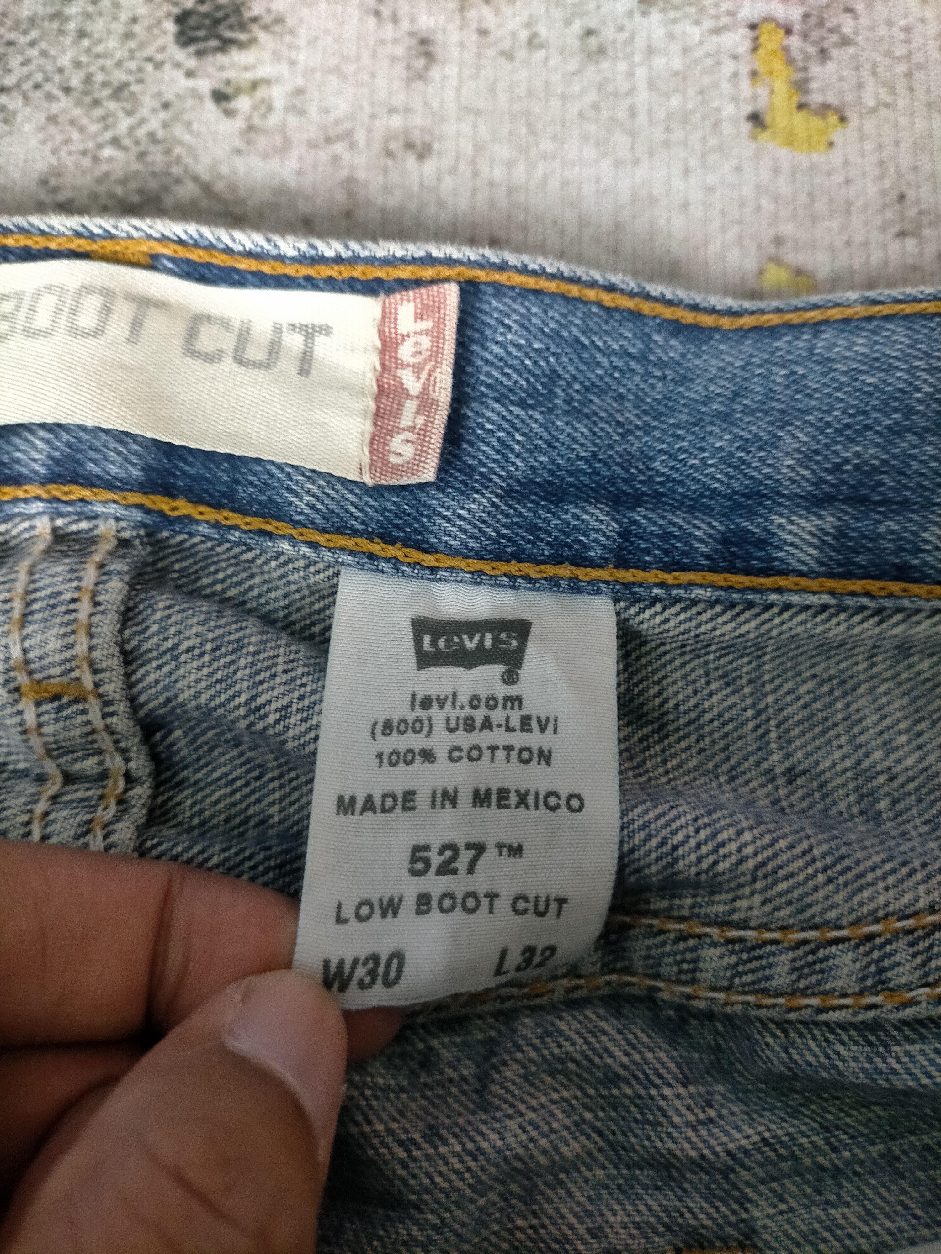 Levi's 🔥 Flared Rare Levis 527 Custom Distressed Trashed Jeans Size US 30 / EU 46 - 10 Thumbnail