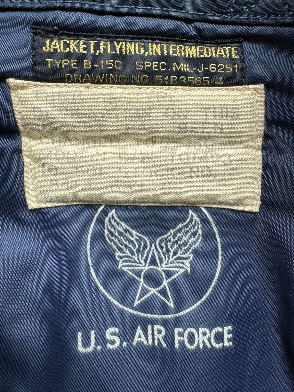 Buzz Rickson's VERY RARE VINTAGE JACKET FLIGHT BOMBER B15 BUZZ RICKSON Size US M / EU 48-50 / 2 - 5 Thumbnail