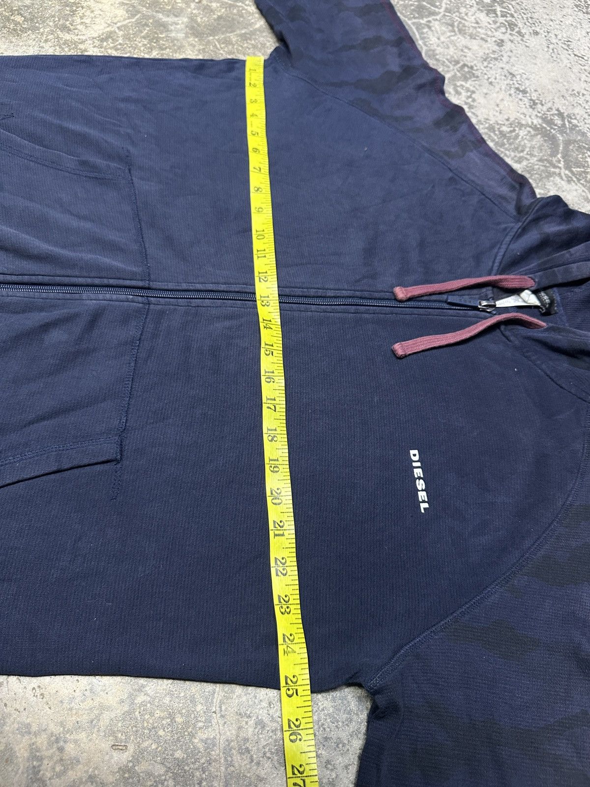 Diesel × Japanese Brand × Vintage Sun Faded 🔥 Vintage Y2K Diesel Hoodie Rare Size US XXL / EU 58 / 5 - 19 Thumbnail