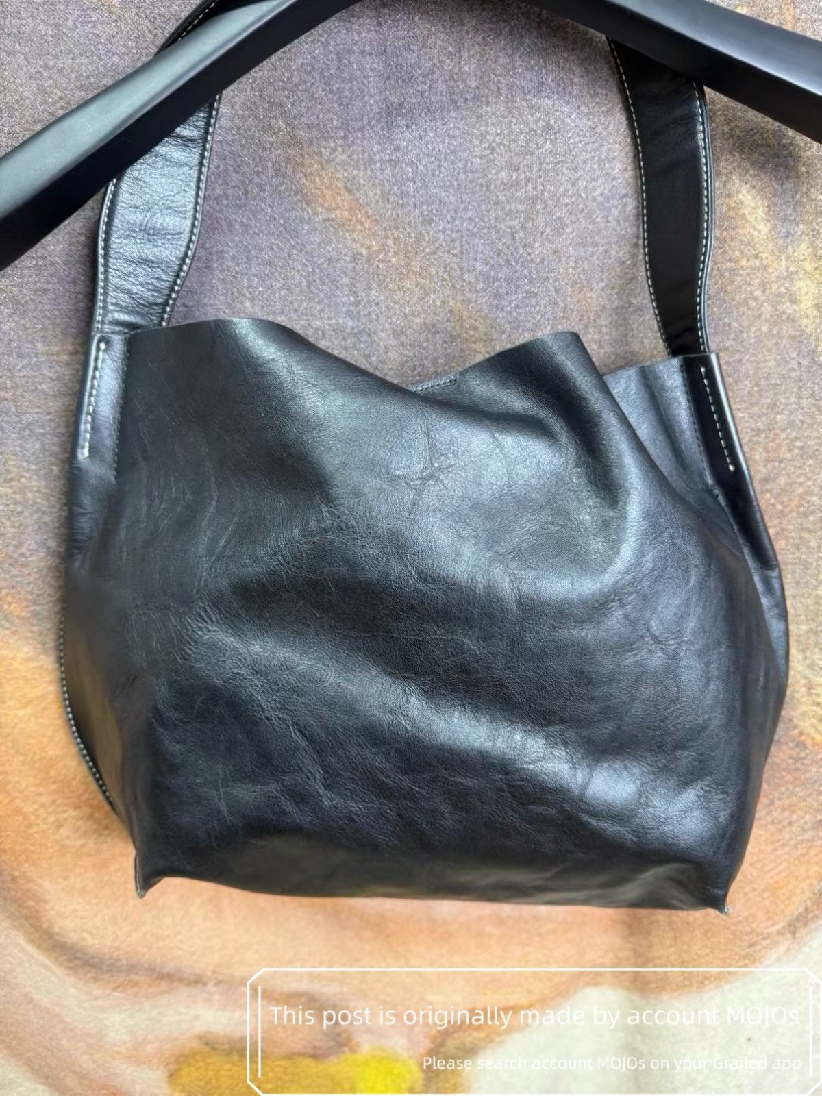 Yohji Yamamoto Yohji Yamamoto 2in1 Leather Shoulder Bag mojos63663 Size ONE SIZE - 5 Thumbnail