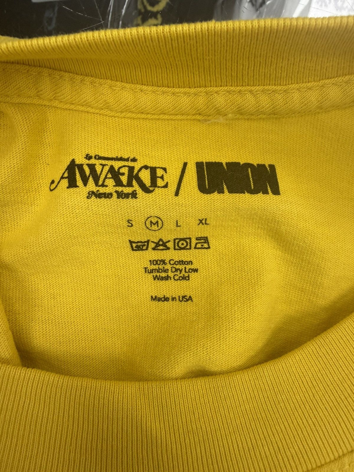 Awake NY × Union LA Awake Ny x Union Logo Tee "Yellow" Size US M / EU 48-50 / 2 - 3 Thumbnail