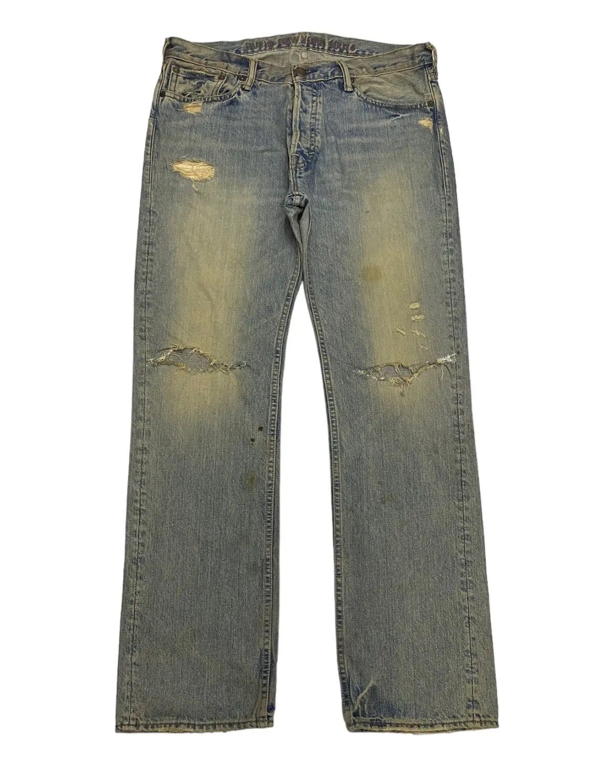 Japanese Brand 🔥LEVIS 501 MADE IN USA RUEHL NO 925 JEANS Size US 36 / EU 52 - 2 Thumbnail