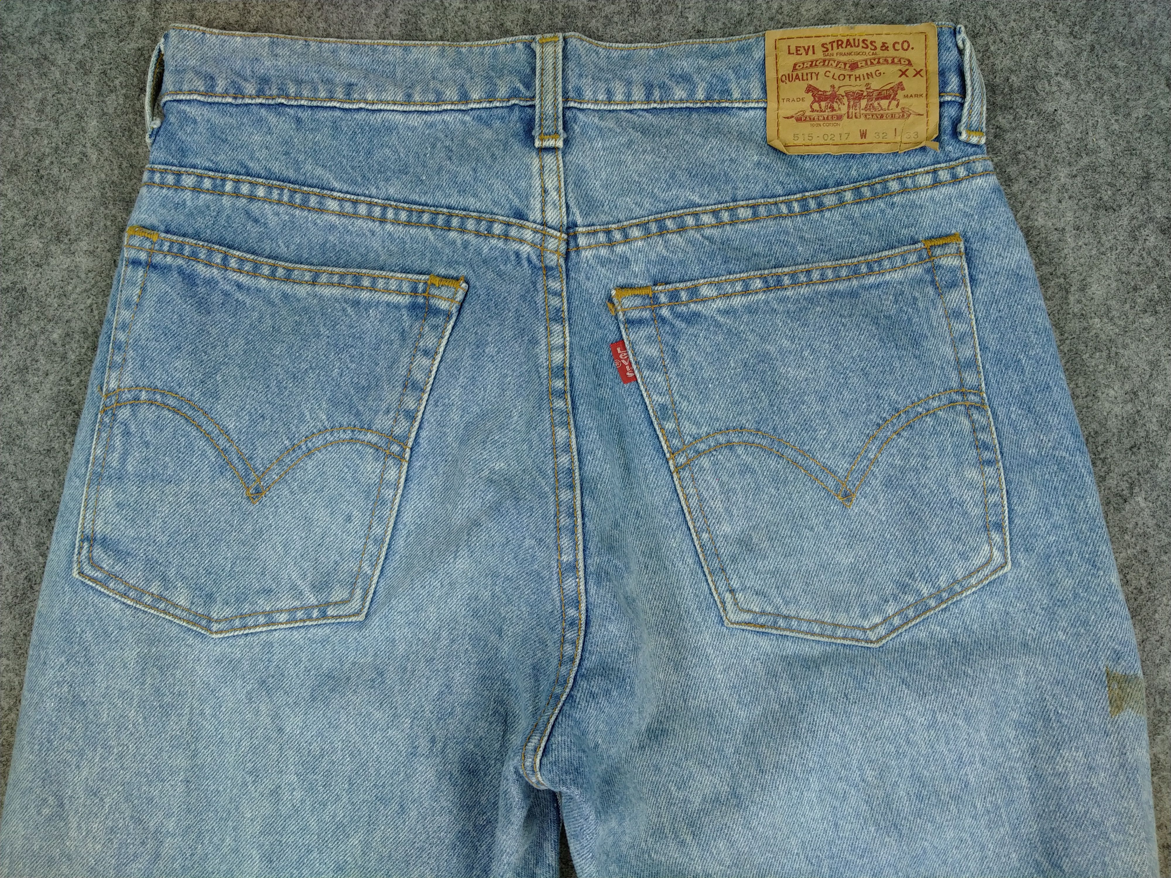 Levi's Blue Vintage Levi's 515 Jeans 30x31 Denim -JN898 Size US 30 / EU 46 - 4 Thumbnail