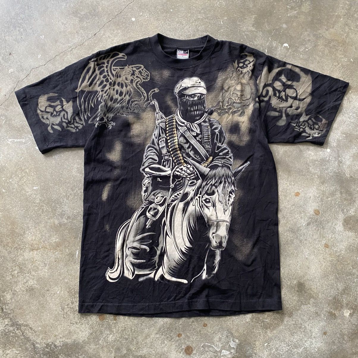 Other Vintage Y2K Club 21 graphic tee The Guerilla horse rider Size US L / EU 52-54 / 3 - 1 Thumbnail