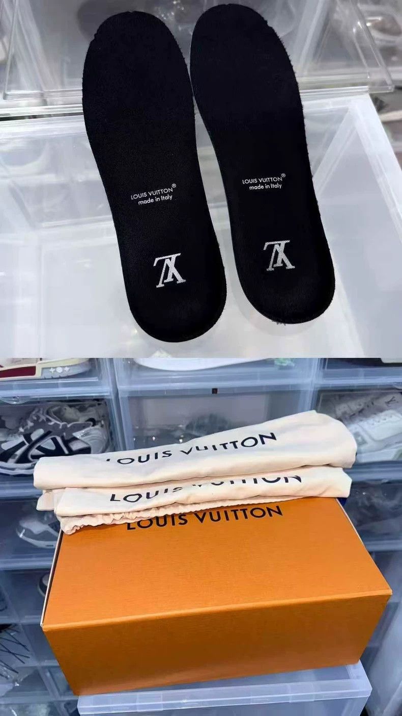 Louis Vuitton louis vuitton black trainer sneakers-2508 Size US 6.5 / EU 39-40 - 8 Thumbnail