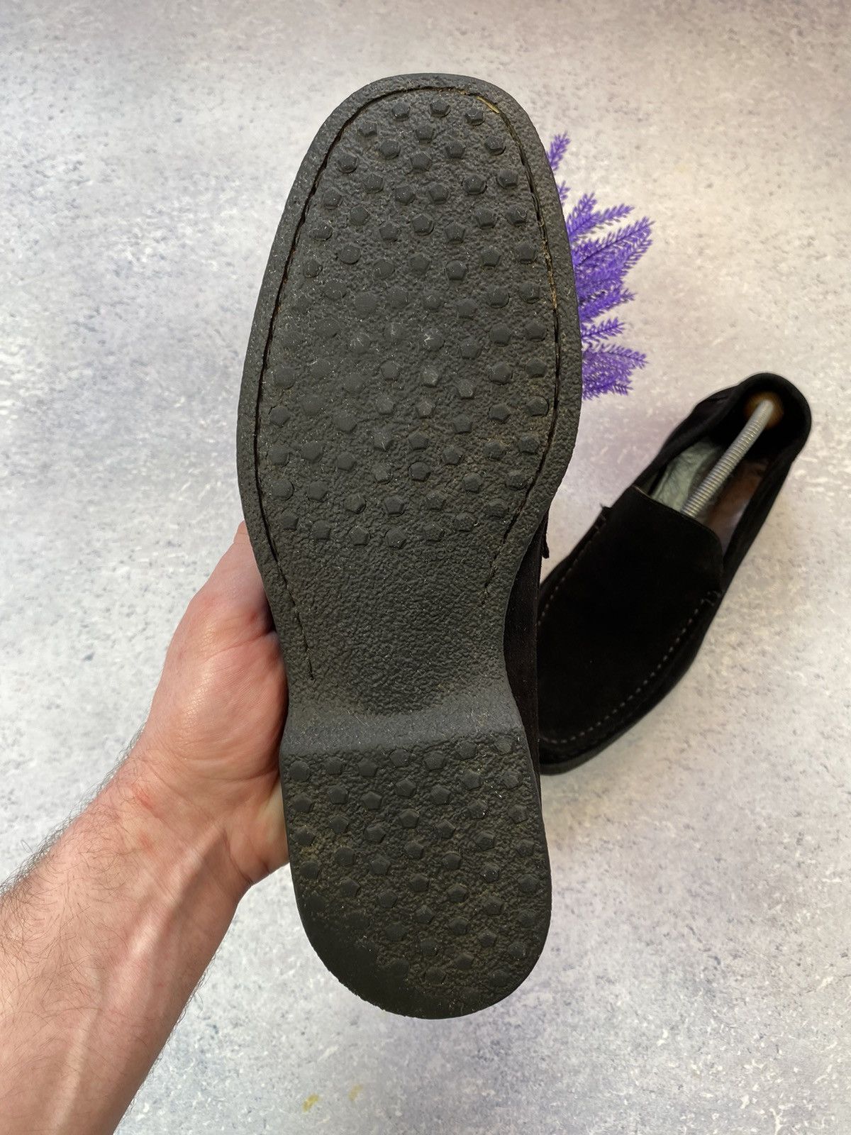 Designer Joss Black Men’s Suede Shoes Size EUR 43 Size US 10 / EU 43 - 11 Thumbnail
