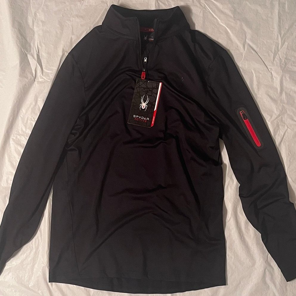 Other SPYDER Active Pro Web Shirt Stretch Breathable Black L - NEW Size US L / EU 52-54 / 3 - 2 Thumbnail