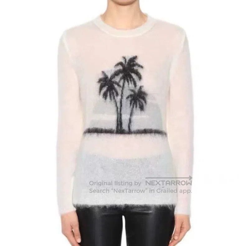 Saint Laurent Paris Saint Laurent Paris Coconut Tree Mohair Lightweight Knit S Size XS / US 0-2 / IT 36-38 - 8 Thumbnail