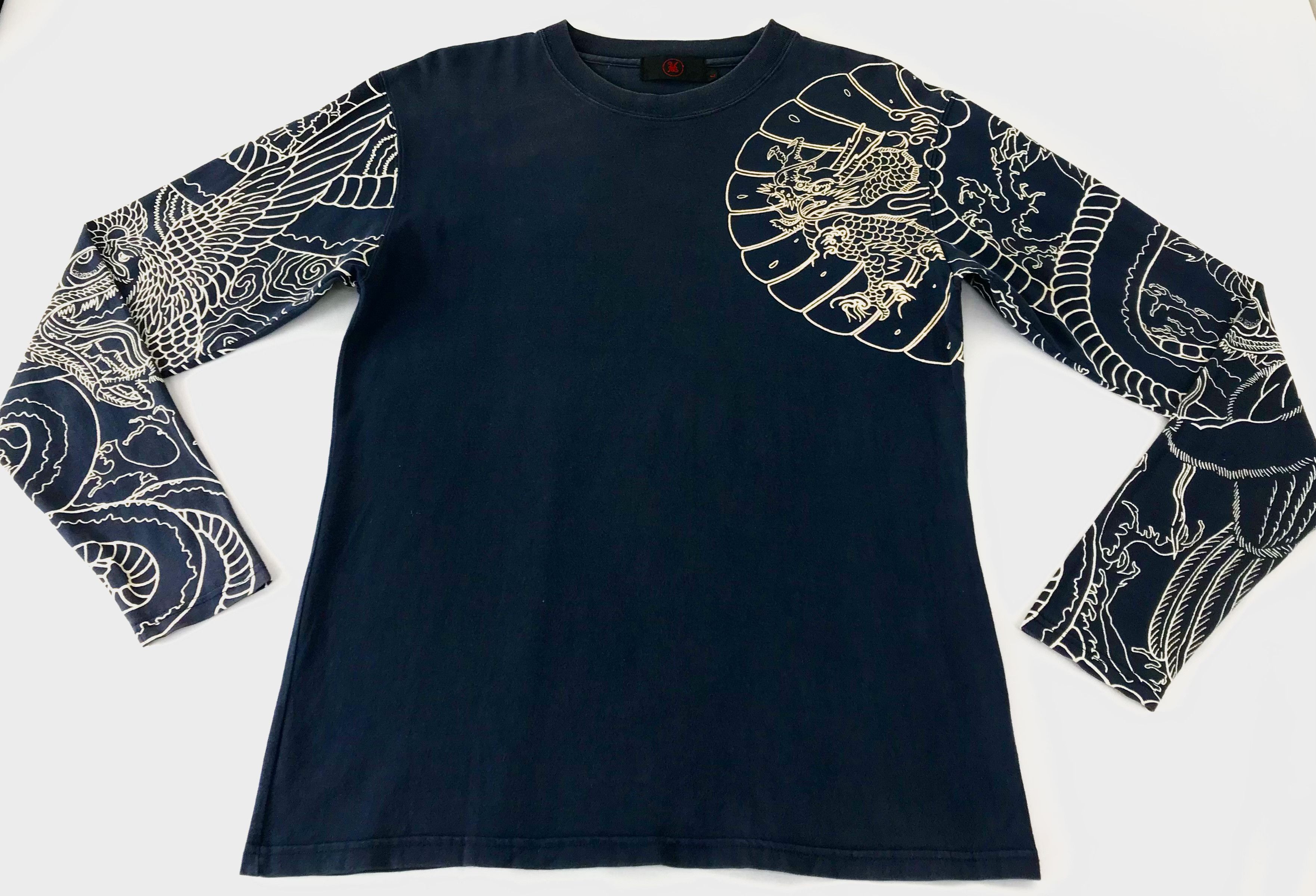 Japanese Brand Japanese Brand Graphics Big Logo Cobra Eagle Long Sleeve Size US M / EU 48-50 / 2 - 2 Thumbnail