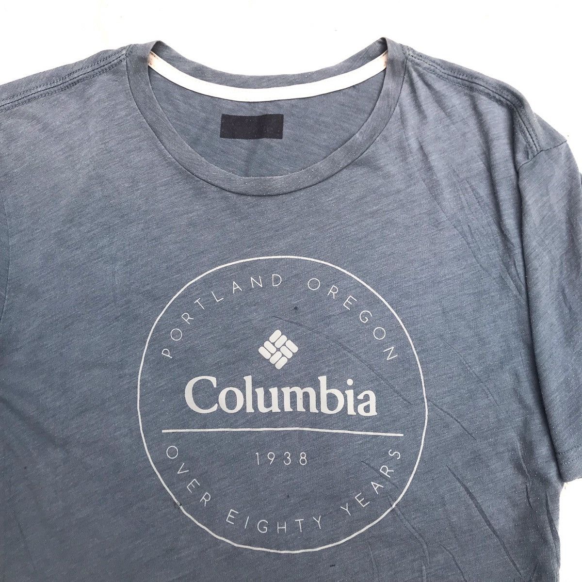 Columbia × The Mountain Vintage Columbia mountaineering outdoor Tee Tshirt Grey colo Size US L / EU 52-54 / 3 - 3 Thumbnail