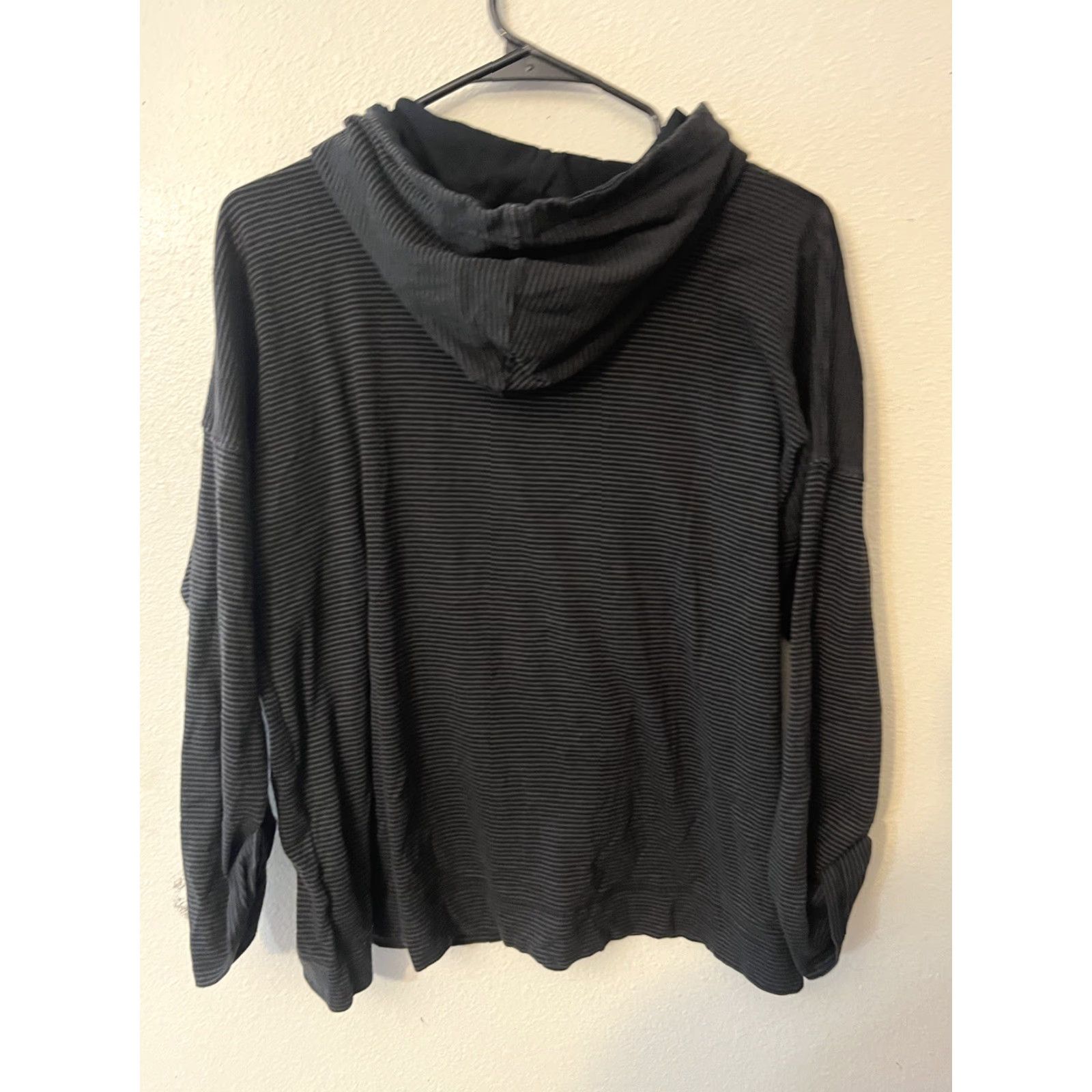 Ralph Lauren VINTAGE Lauren Ralph Lauren Sweater Women's XL Black Striped Pullover Hooded Knit Casual Winter Mens Size XL / US 12-14 / IT 48-50 - 3 Thumbnail